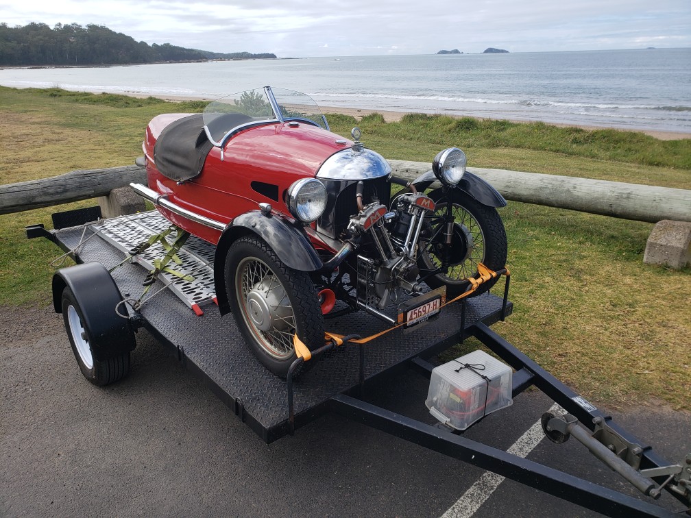 1934 MORGAN MX4 BEETLE BACK SUPER SPORT 3 WHEELER