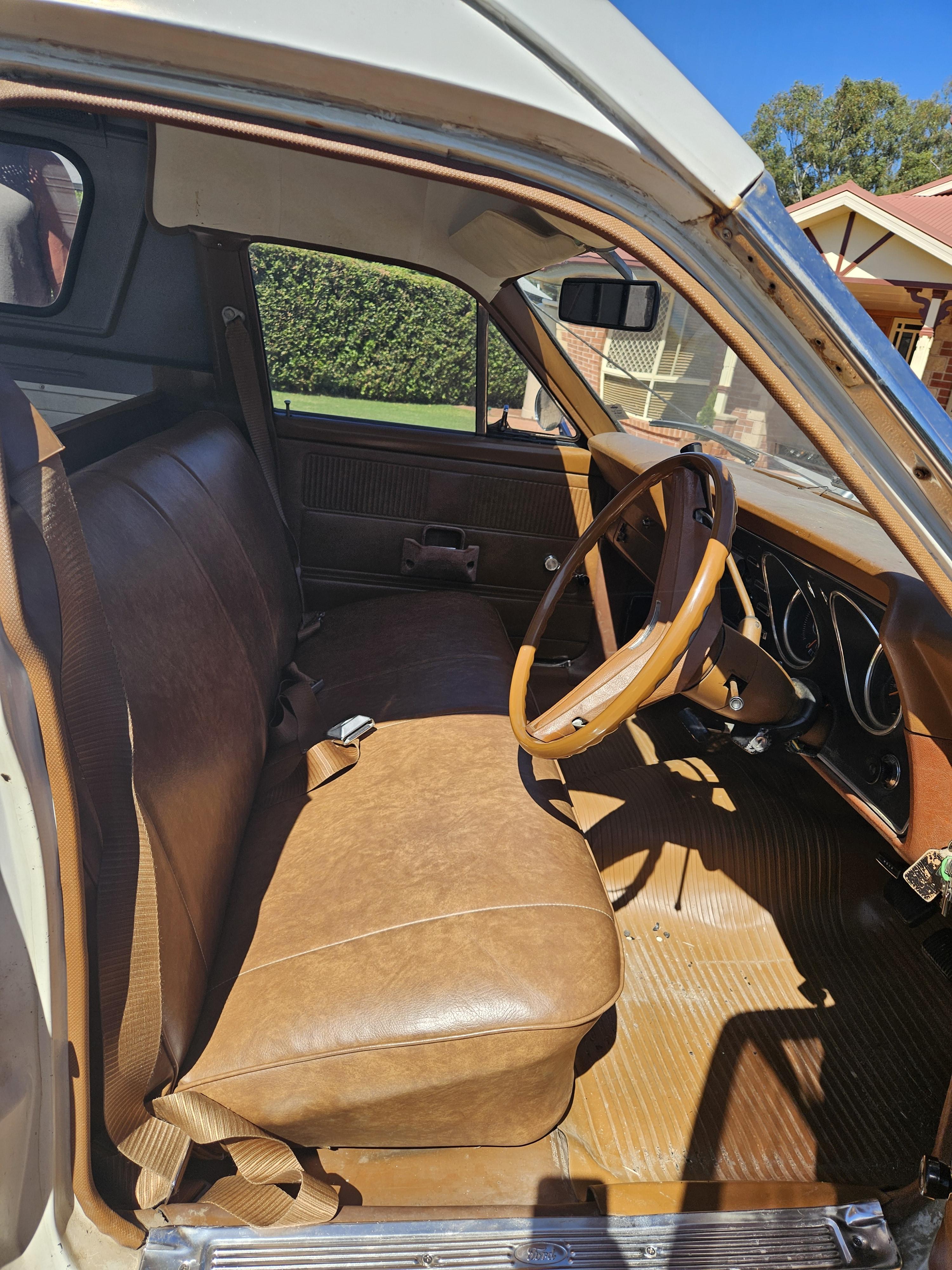 1971 FORD FALCON XY 4 SP MANUAL PANEL VAN