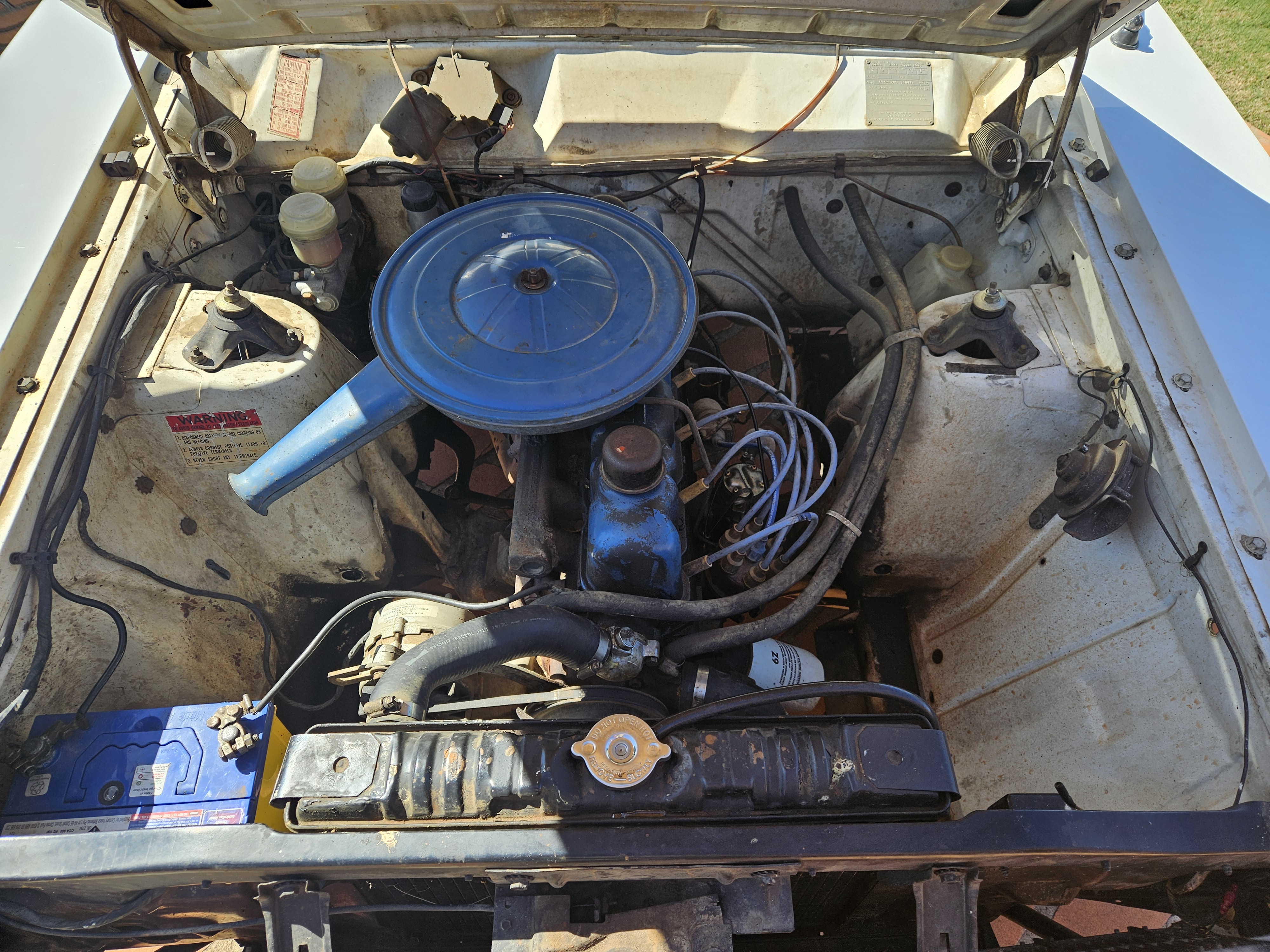 1971 FORD FALCON XY 4 SP MANUAL PANEL VAN