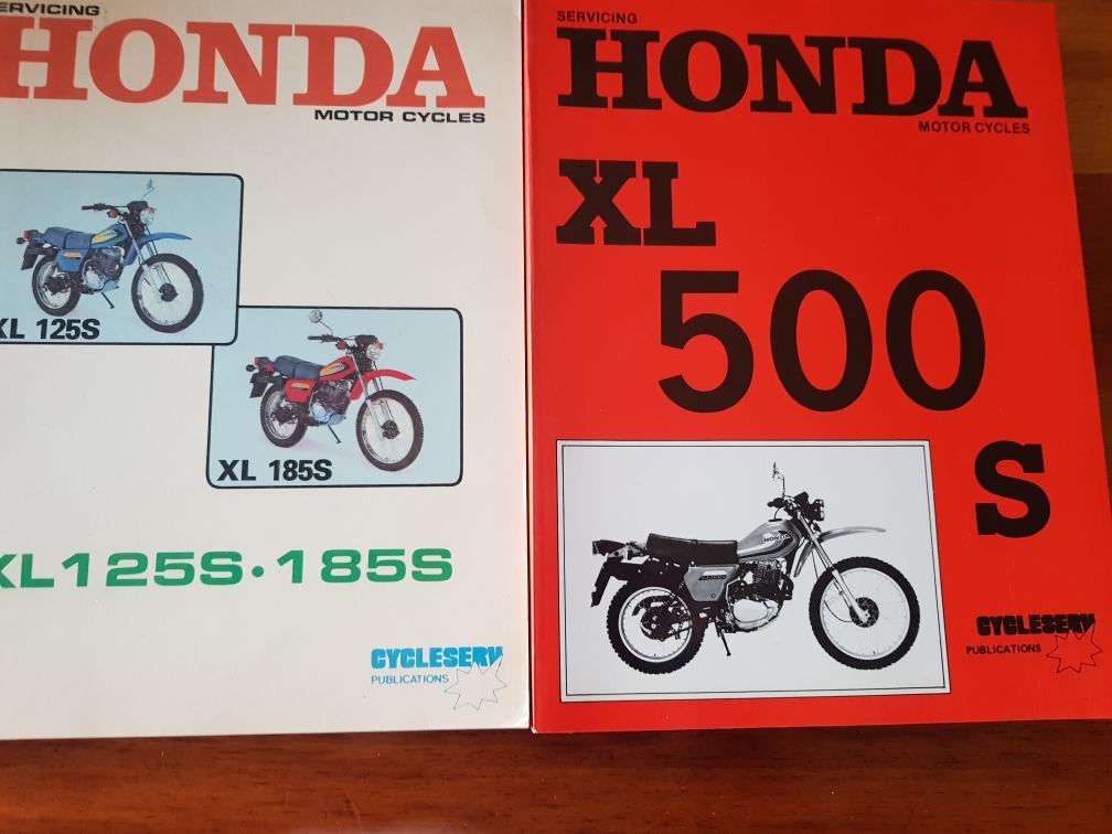 HONDA XL125S/185S CYCLESERV SERVICE MANUAL