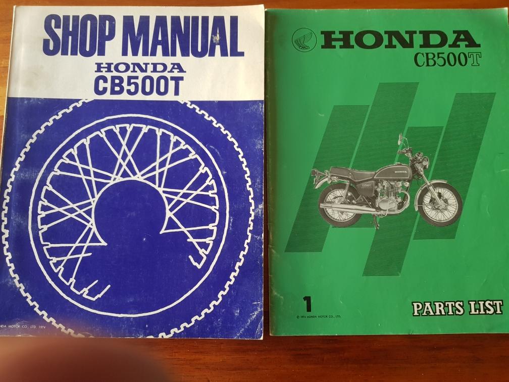 HONDA CB500T WORKSHOP MANUAL