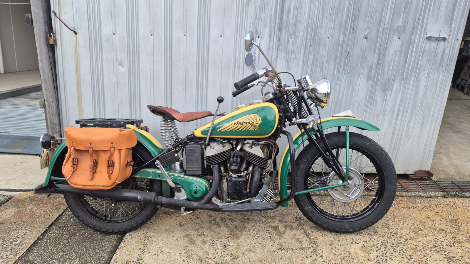 1941 INDIAN SCOUT 741 CIVILIANISED CRUISER
