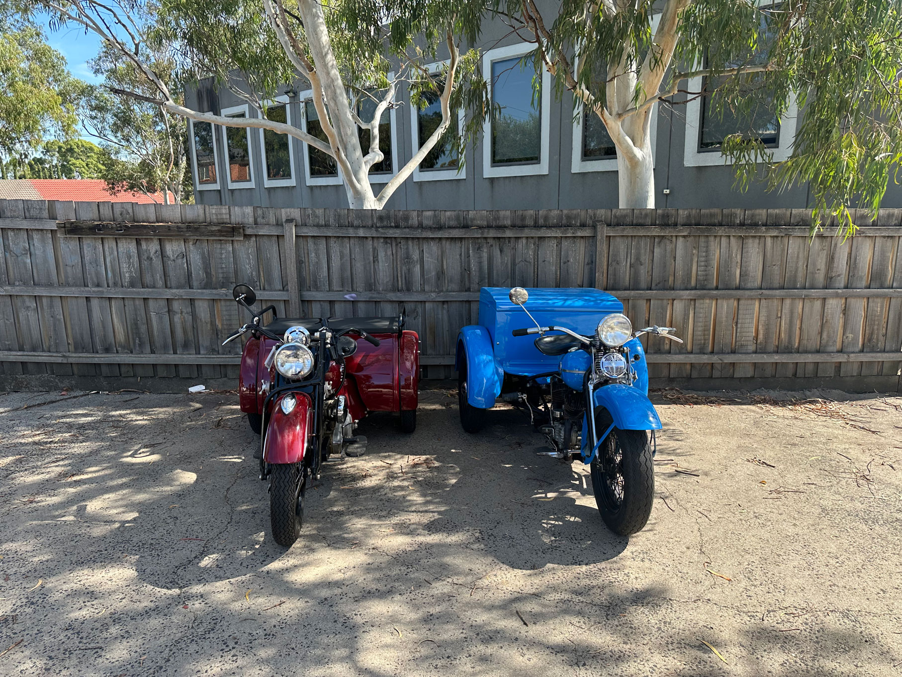 PAIR - 1941 HARLEY-DAVIDSON SERVICAR & 1941 INDIAN TRIKE
