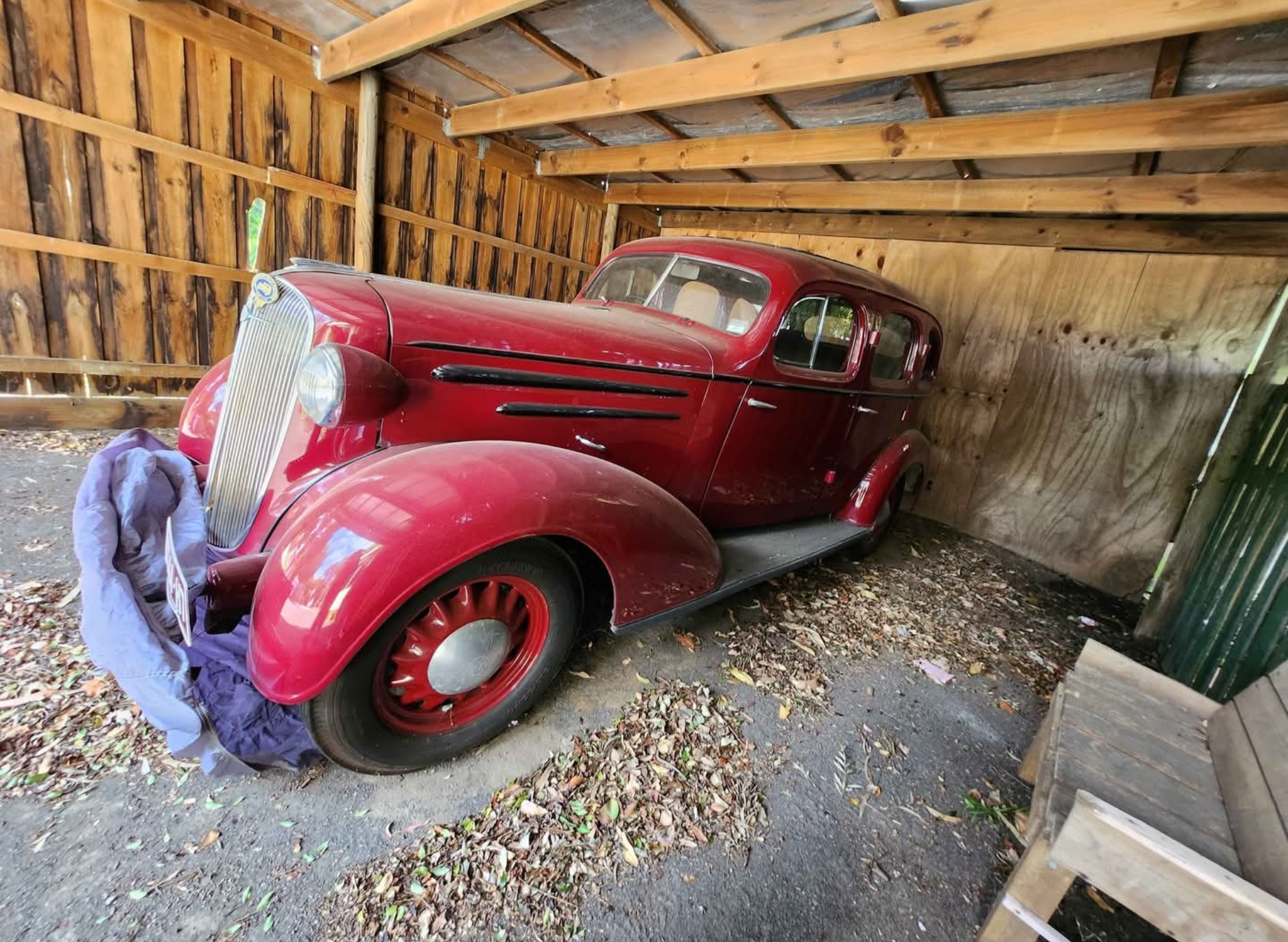 1936 CHEVROLET 3 SP MANUAL 4DR SEDAN