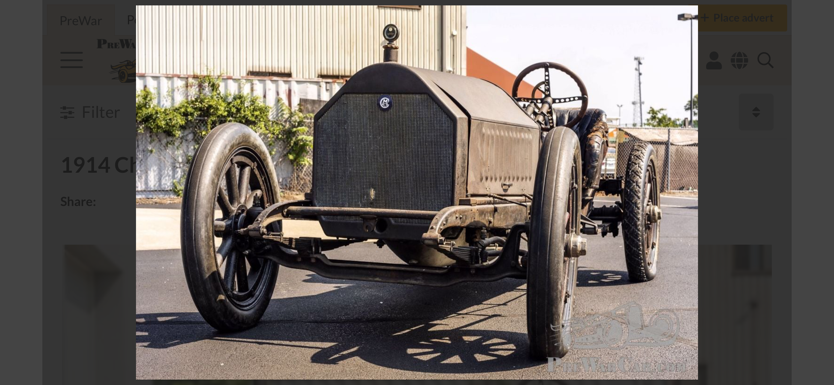 1915 STUTZ HARRY CHARLES STUTZ SPECIAL ROADSTER