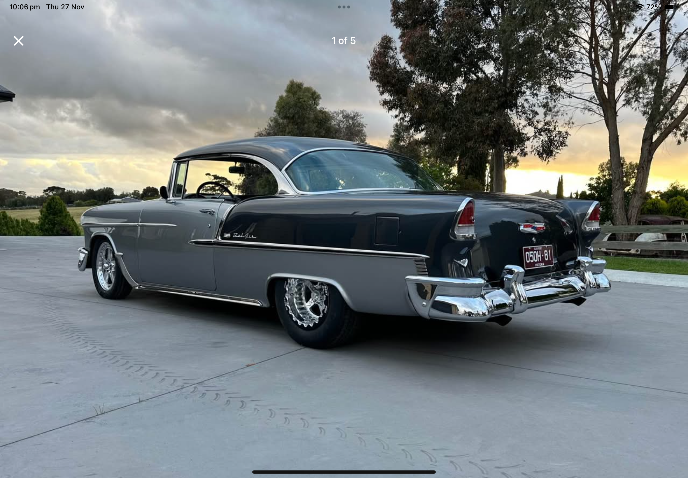 1955 CHEVROLET BEL AIR AUTOMATIC SPORTS COUPE