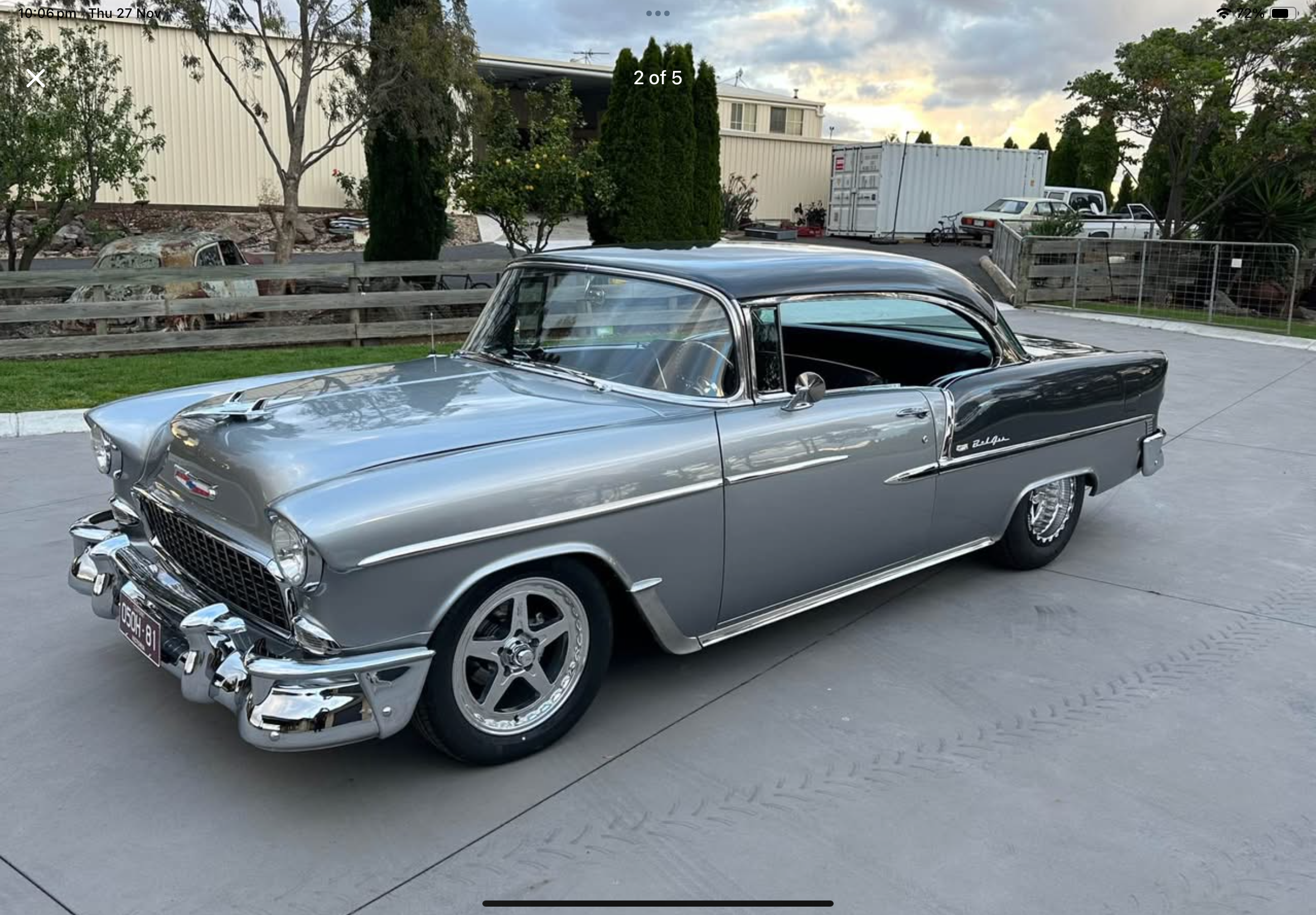 1955 CHEVROLET BEL AIR AUTOMATIC SPORTS COUPE