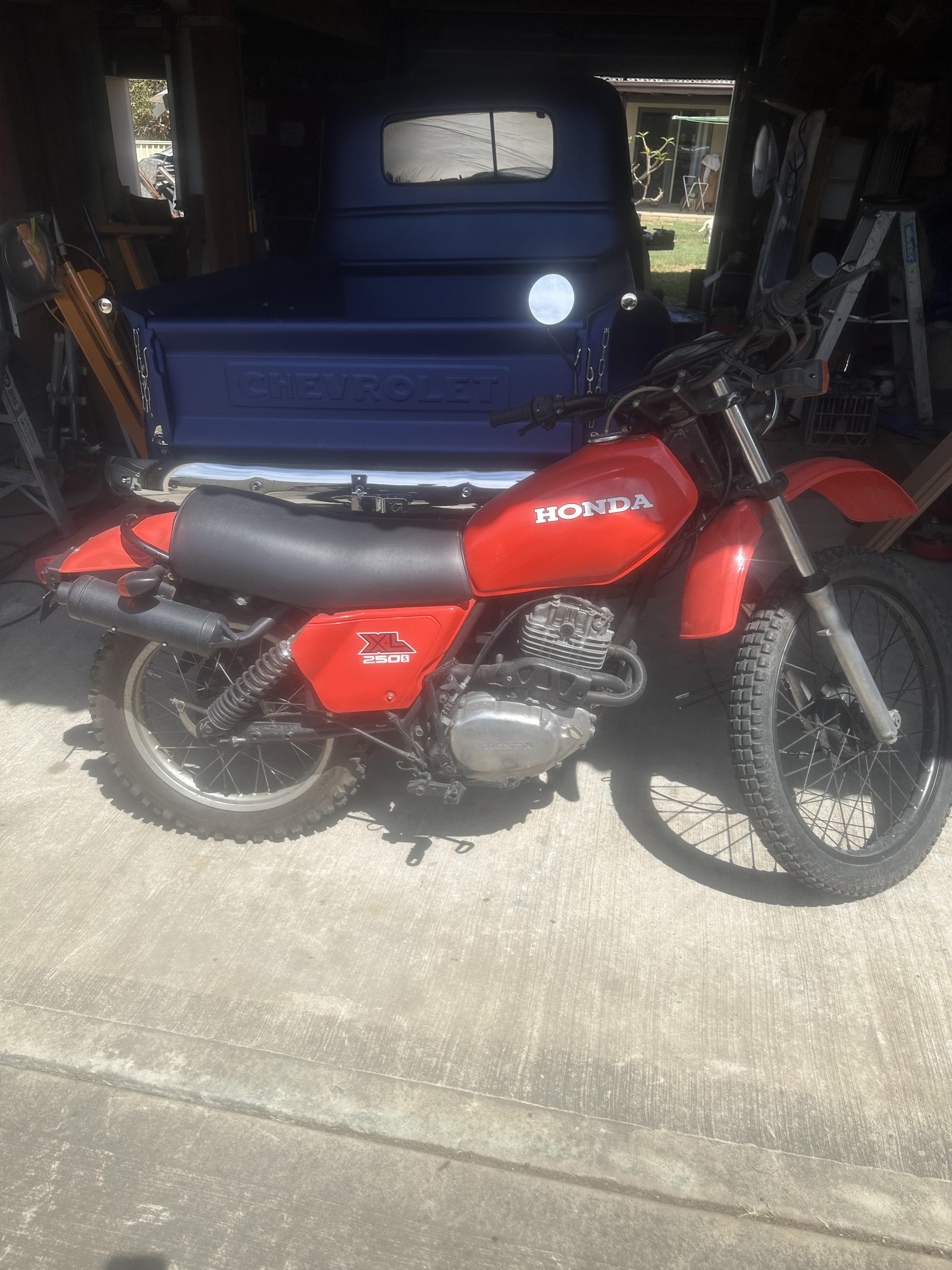 1980 HONDA XL250 TRAIL