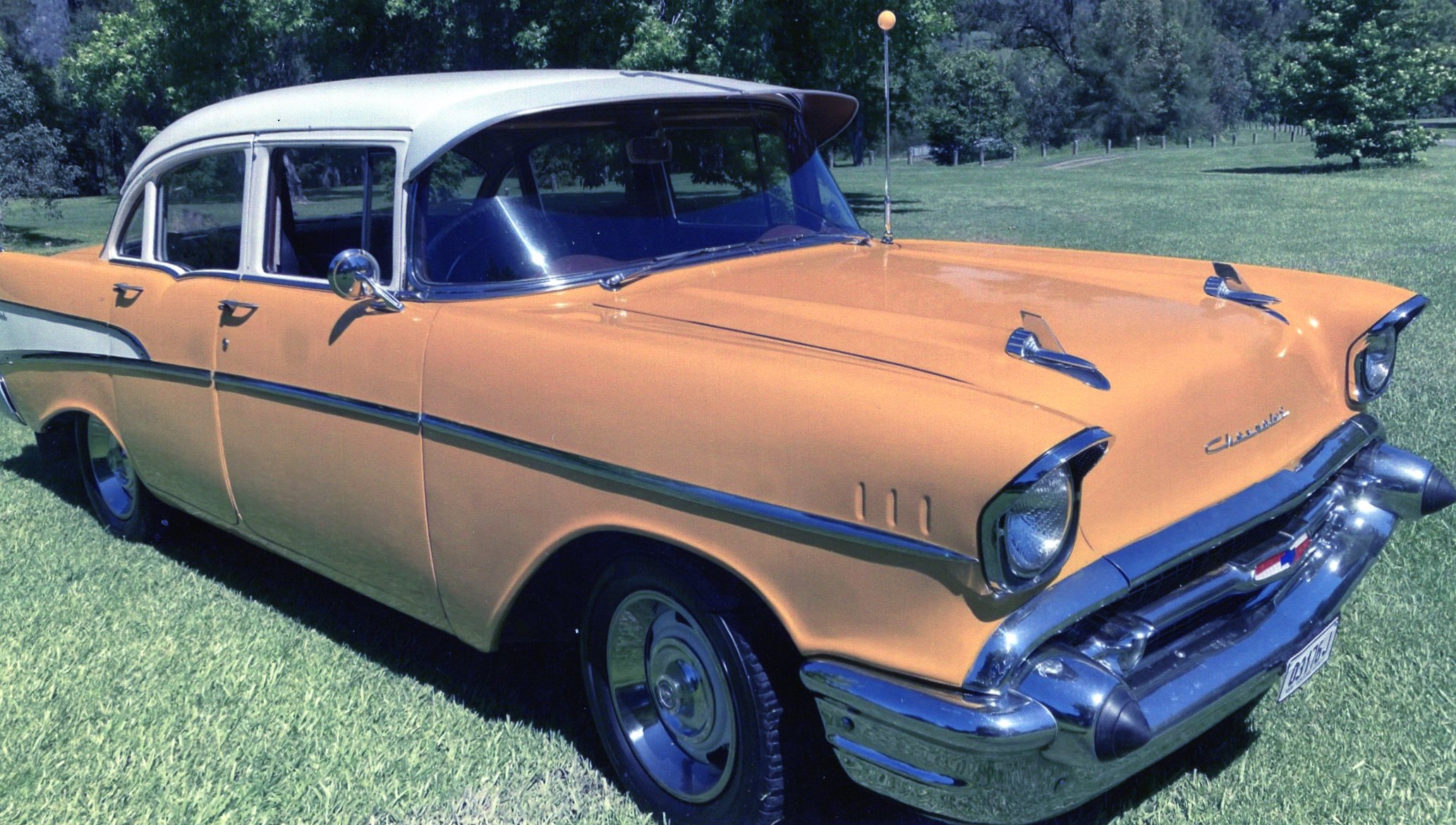 1957 CHEVROLET 210 AUTOMATIC SEDAN