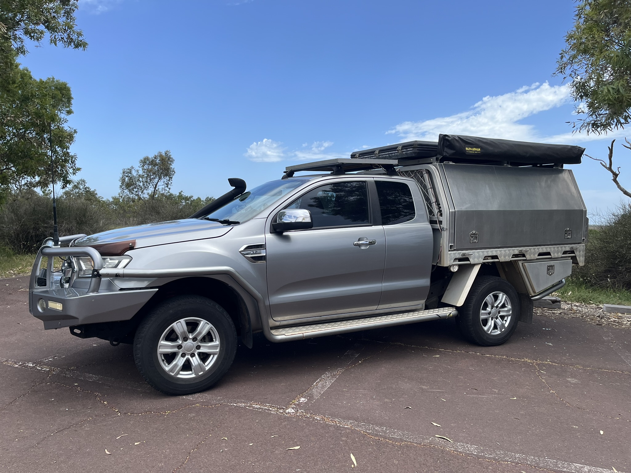 2017 FORD RANGER PX MKII MY17 XLT 3.2 (4x4) 6 SP AUTOMATIC SUPER CAB UTILITY (478816)