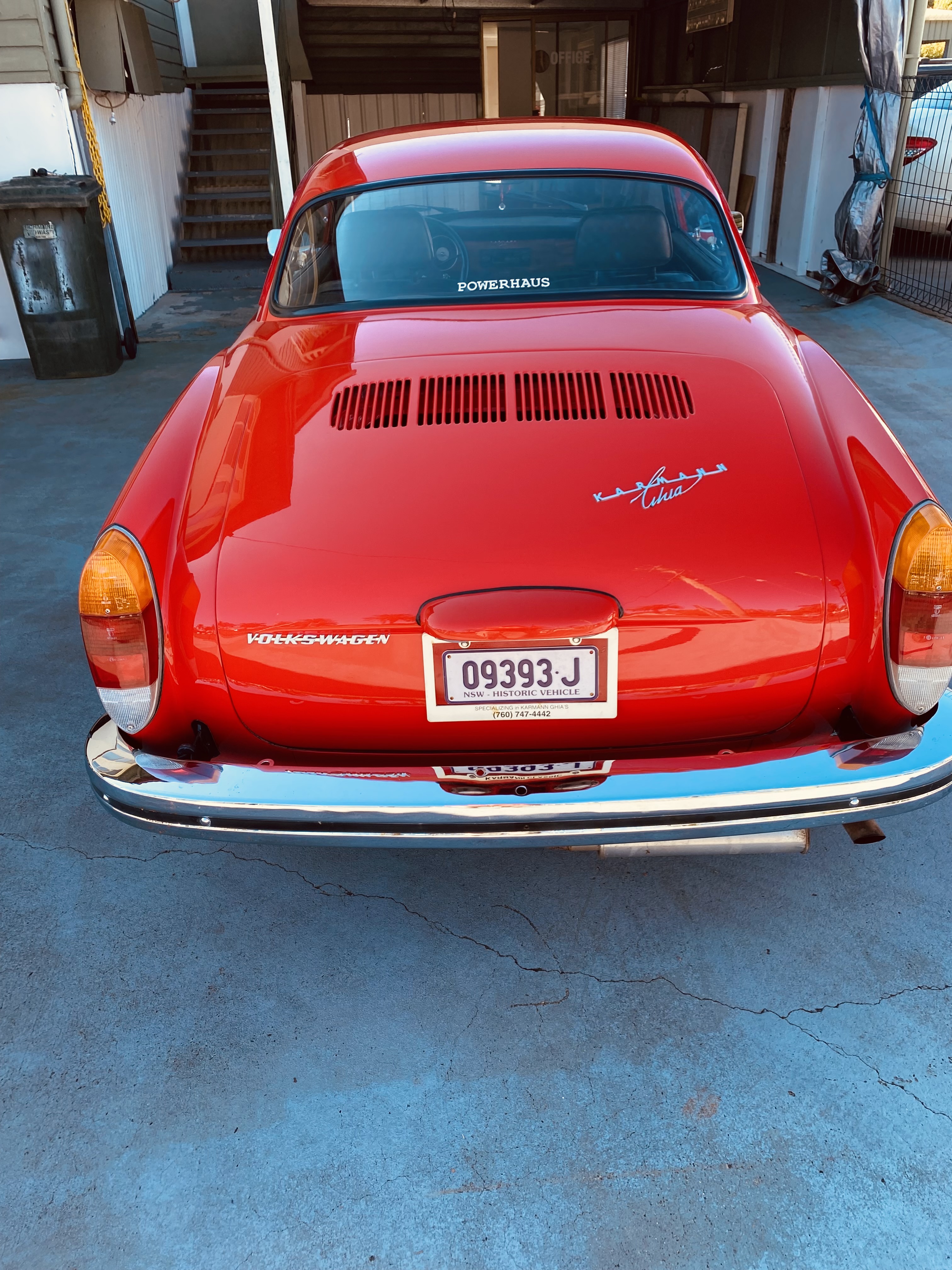 1972 VOLKSWAGEN KARMANN GHIA COUPE 
