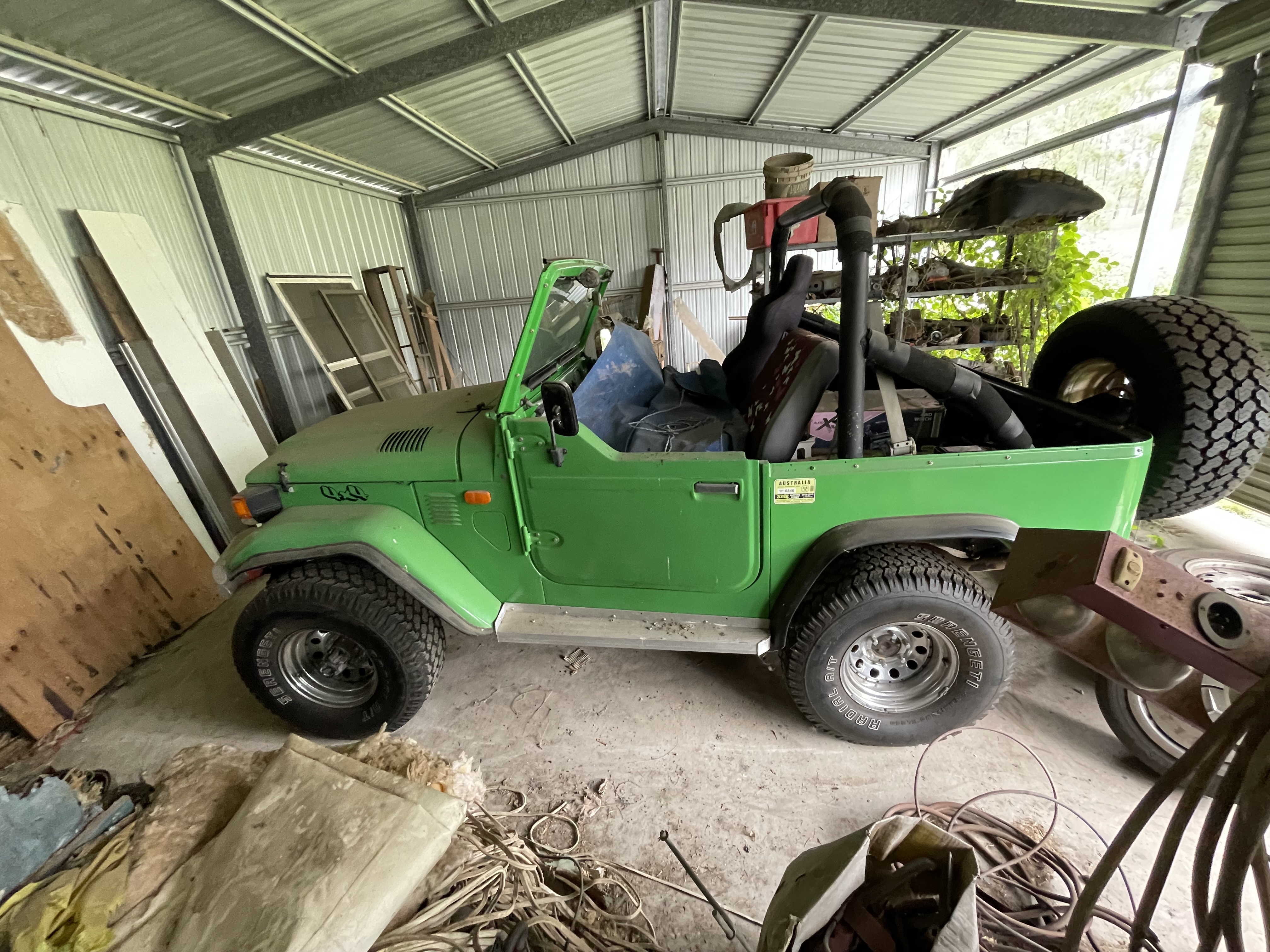 	1968 TOYOTA LANDCRUISER SWB (4x4) 3 SP MANUAL 4X4 2D SOFTTOP