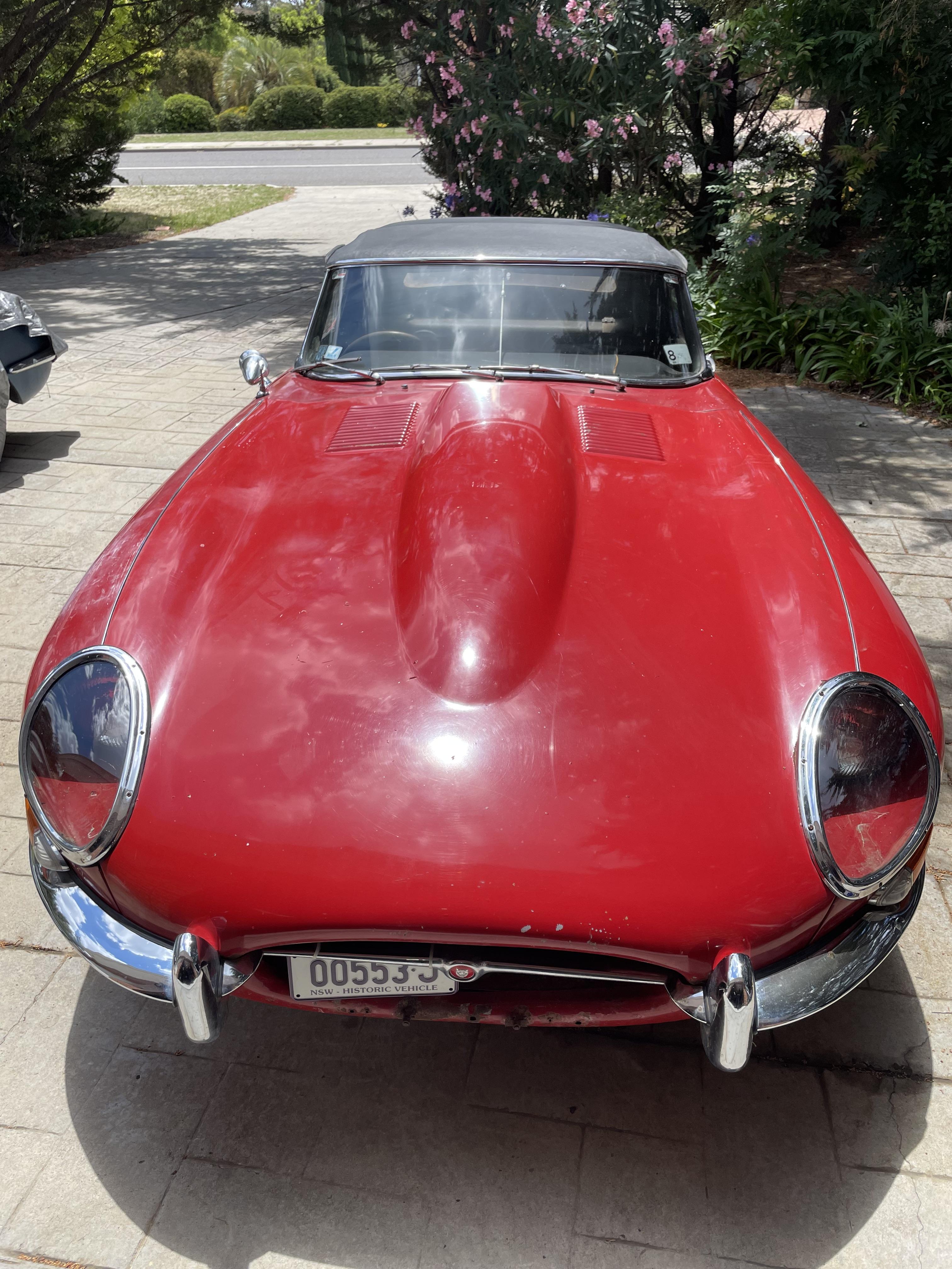 1967 JAGUAR E TYPE SERIES 1 4.2 4 SP MANUAL 2D ROADSTER