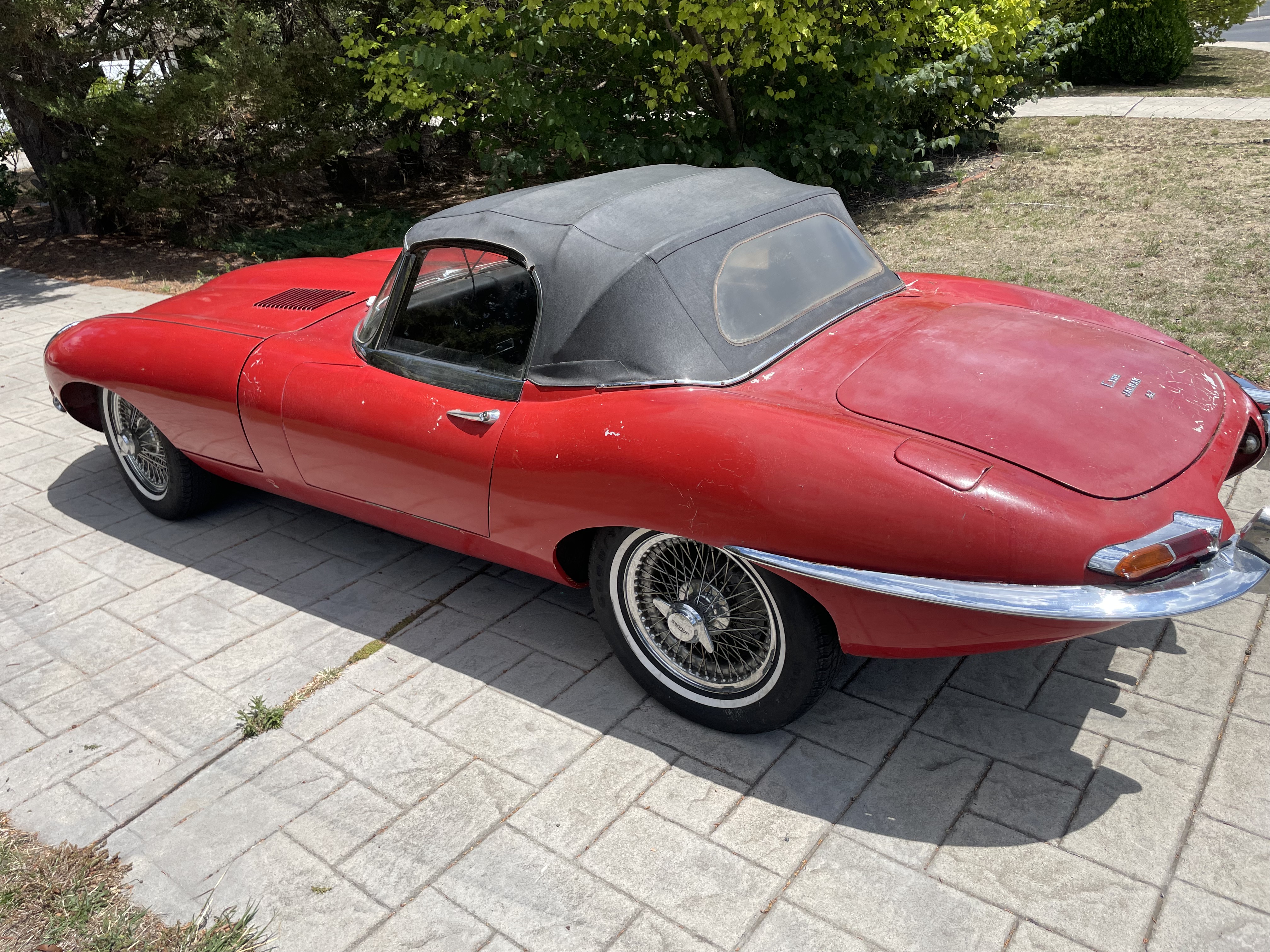 1967 JAGUAR E TYPE SERIES 1 4.2 4 SP MANUAL 2D ROADSTER