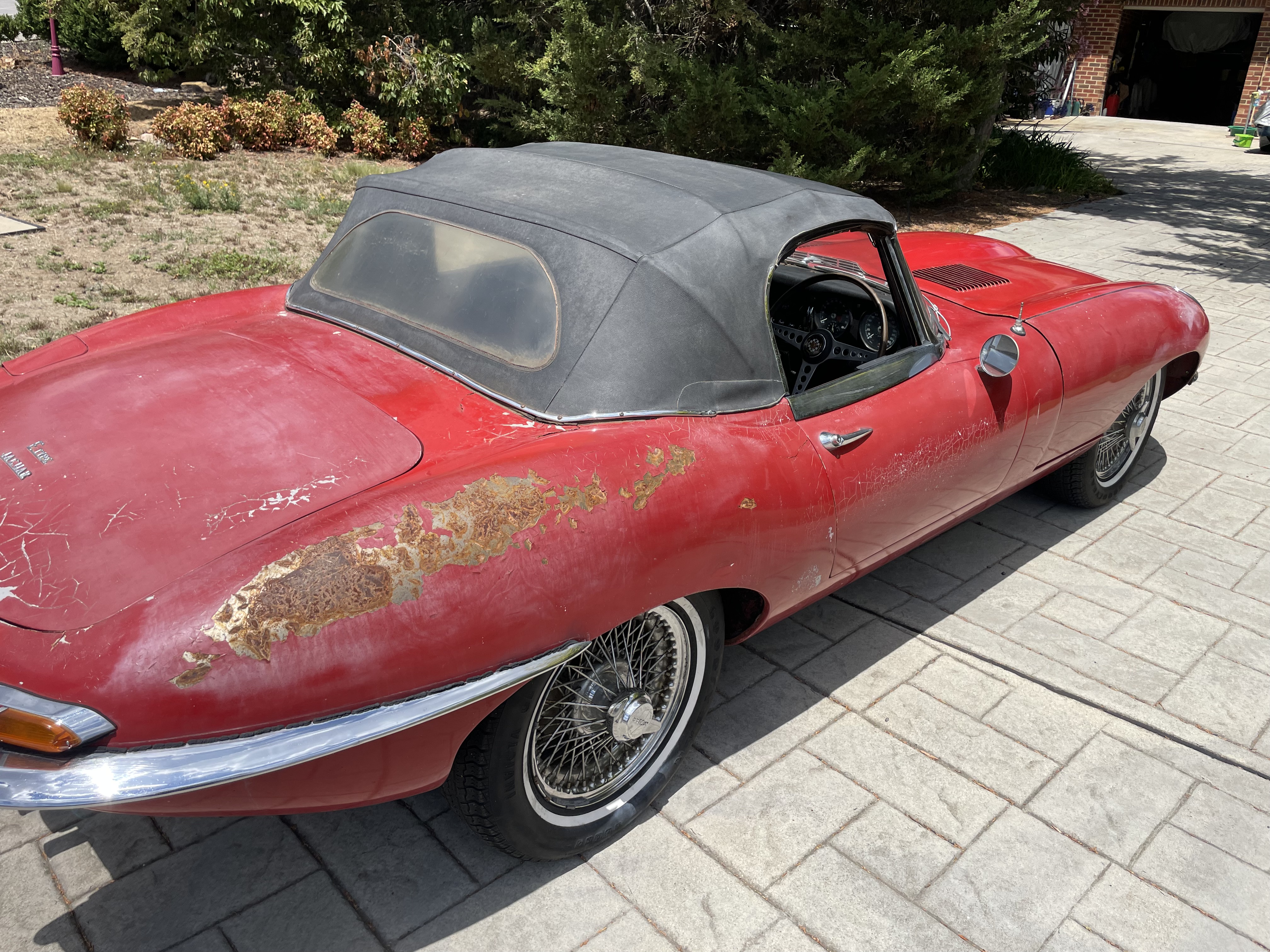1967 JAGUAR E TYPE SERIES 1 4.2 4 SP MANUAL 2D ROADSTER