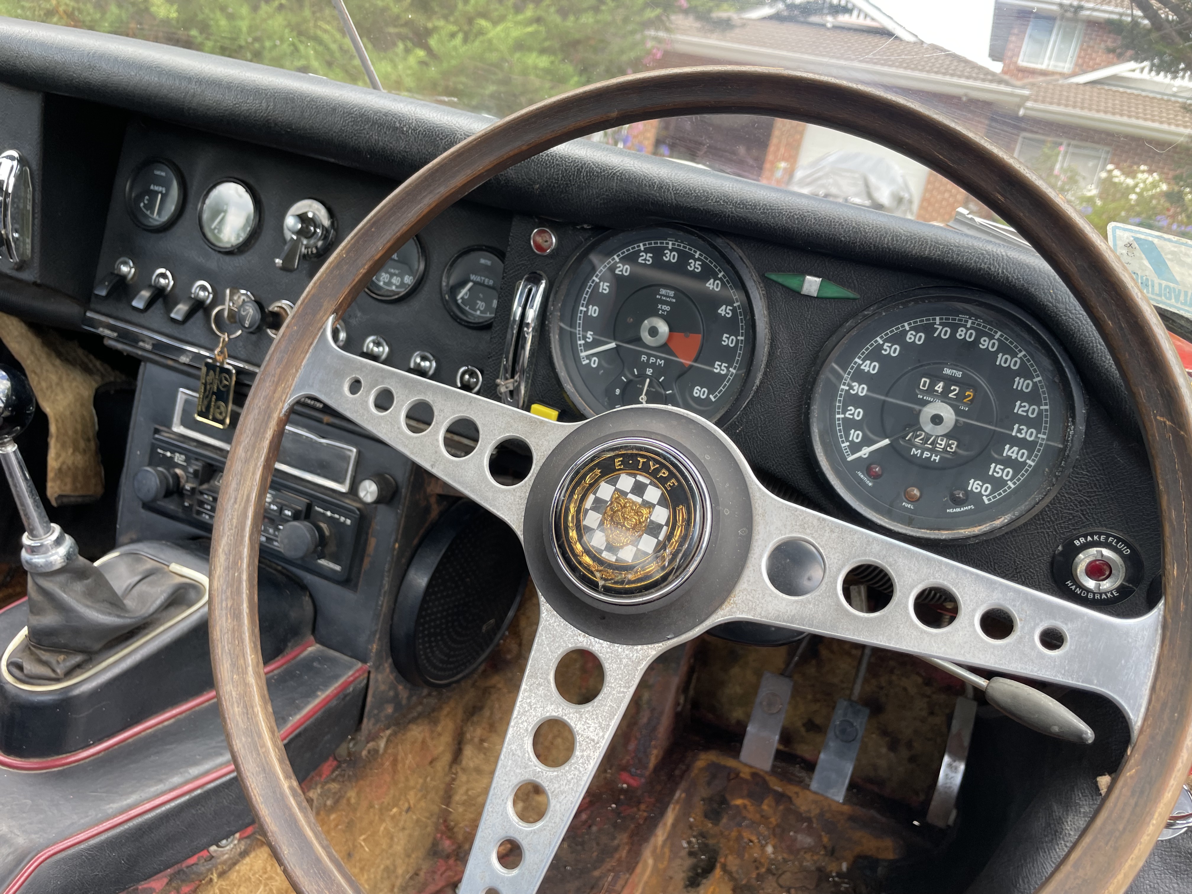 1967 JAGUAR E TYPE SERIES 1 4.2 4 SP MANUAL 2D ROADSTER