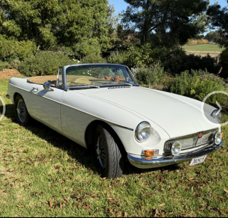 1967 MG MGB MKI 4 SPD MANUAL 2D CONVERTIBLE