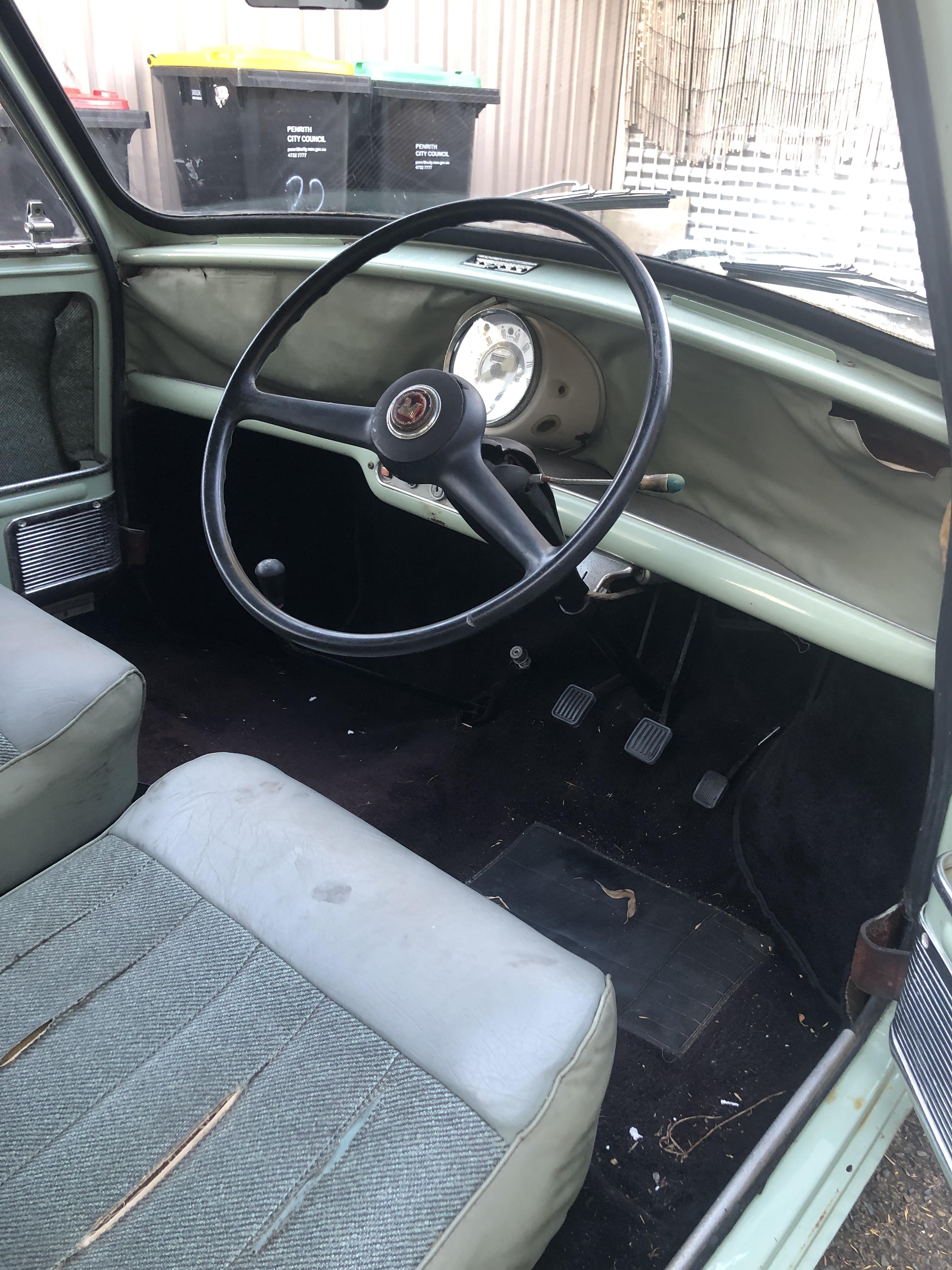 1963 MORRIS 850 4 SP MANUAL 2D SEDAN 