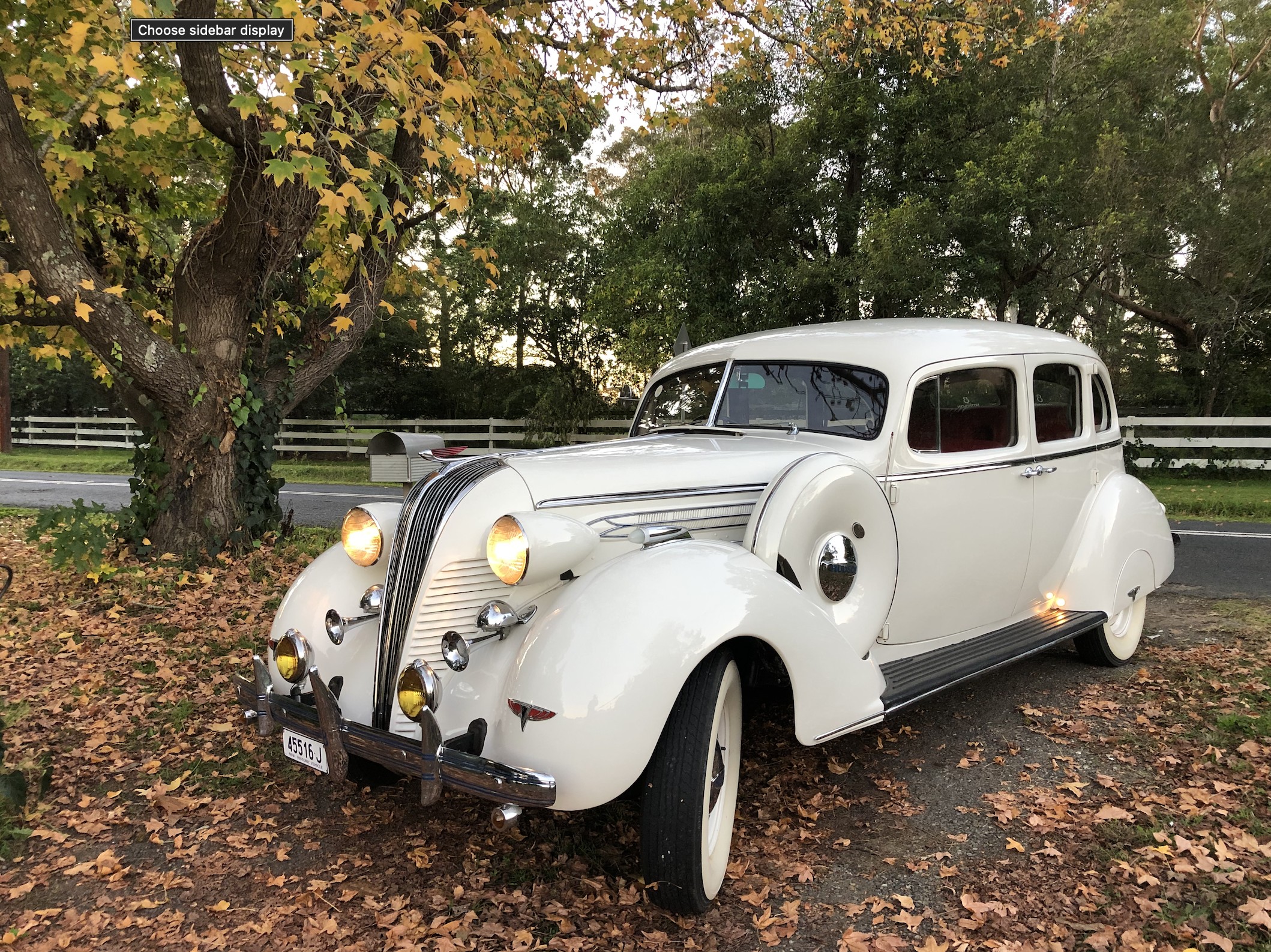 1936 HUDSON STRAIGHT 8 COUNTRY LWB TOURER 