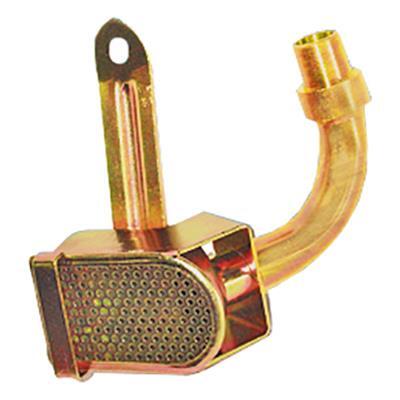 MILODON Oil Pickup, Press Fit, Aftermarket Pan Style, For Chevrolet, Small Block, with Big Block Style Pump, Each
