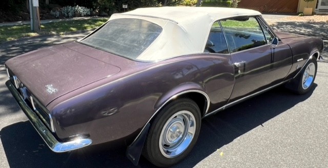 1967 CHEVROLET CAMARO RS CONVERTIBLE