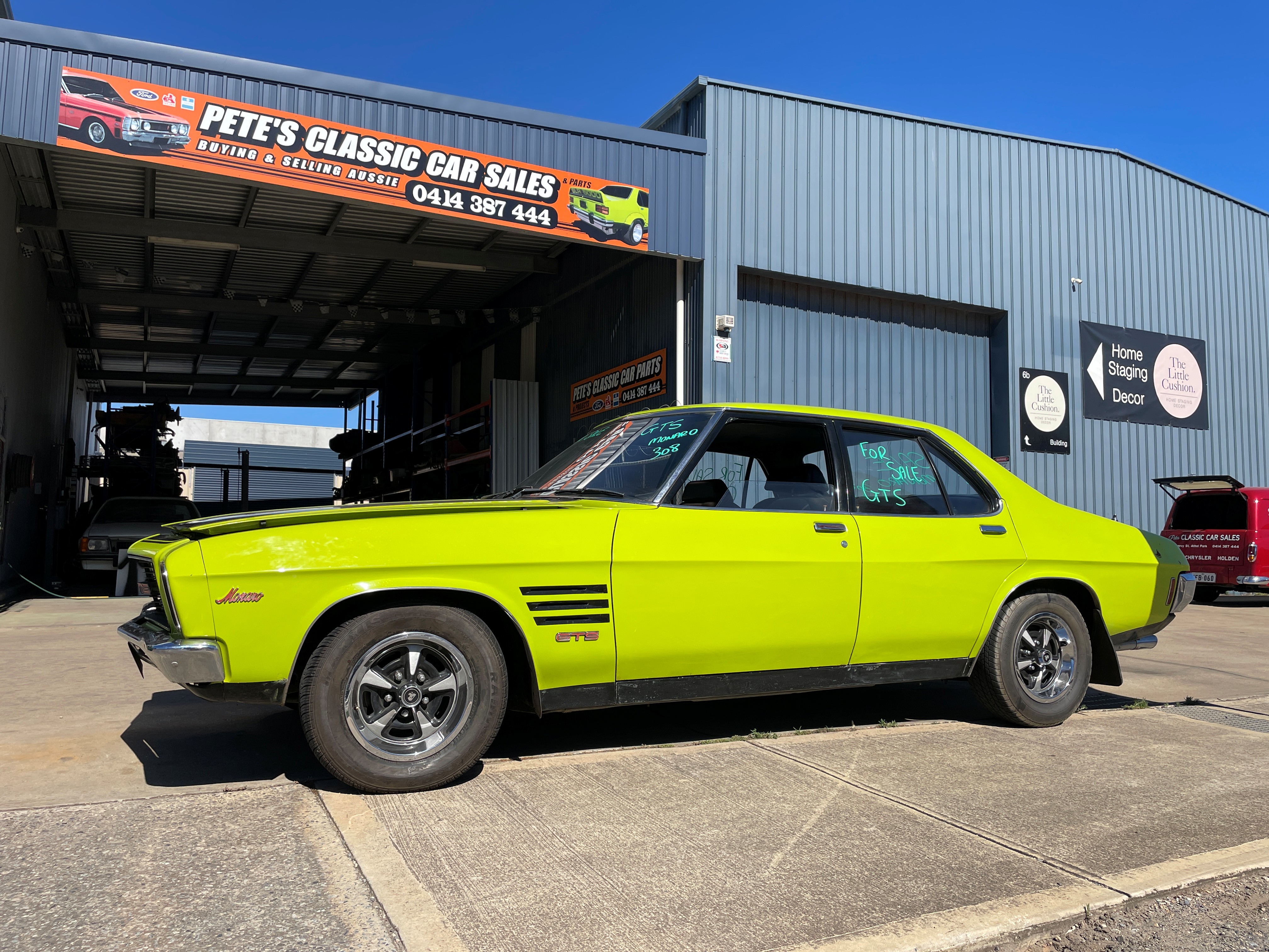 1974 HOLDEN MONARO HQ GTS 4 SP MANUAL 4D SEDAN