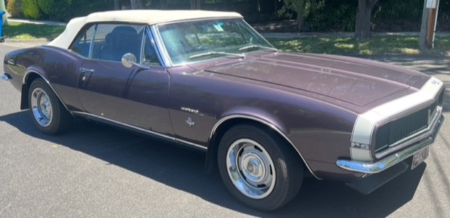 1967 CHEVROLET CAMARO RS CONVERTIBLE