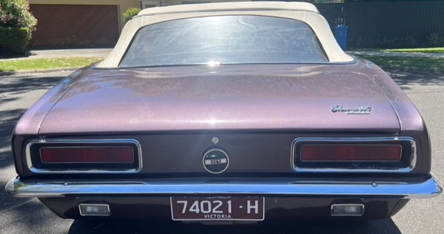 1967 CHEVROLET CAMARO RS CONVERTIBLE