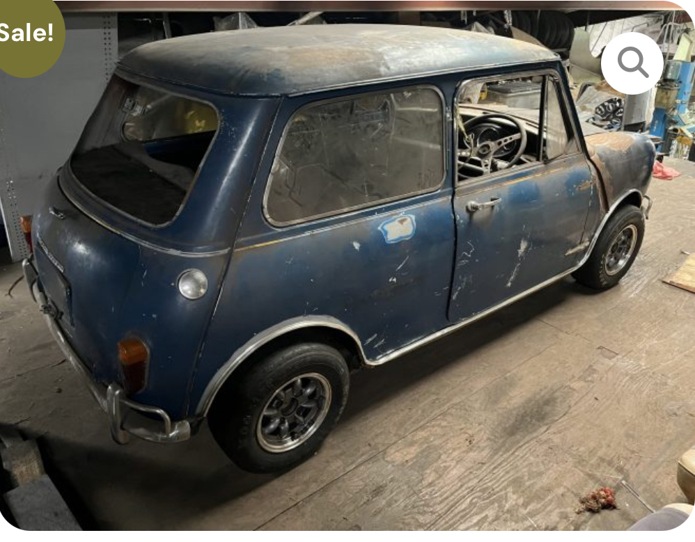 1966 MORRIS MINI COOPER S MK I PROJECT