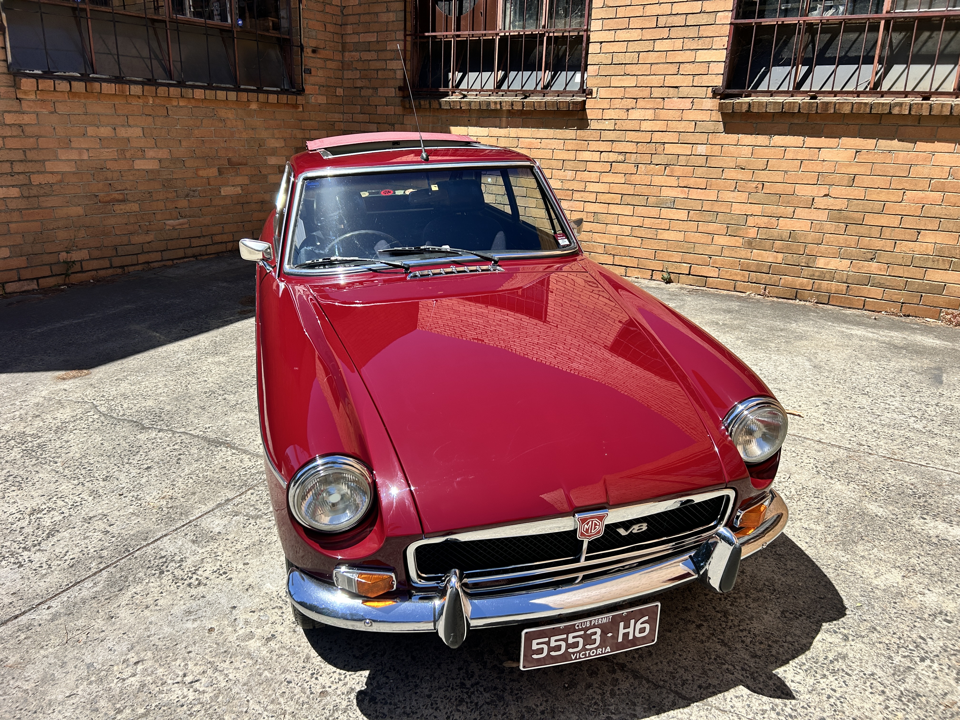 1973 MG MGB GT 4 SPD OVERDRIVE COUPE 
