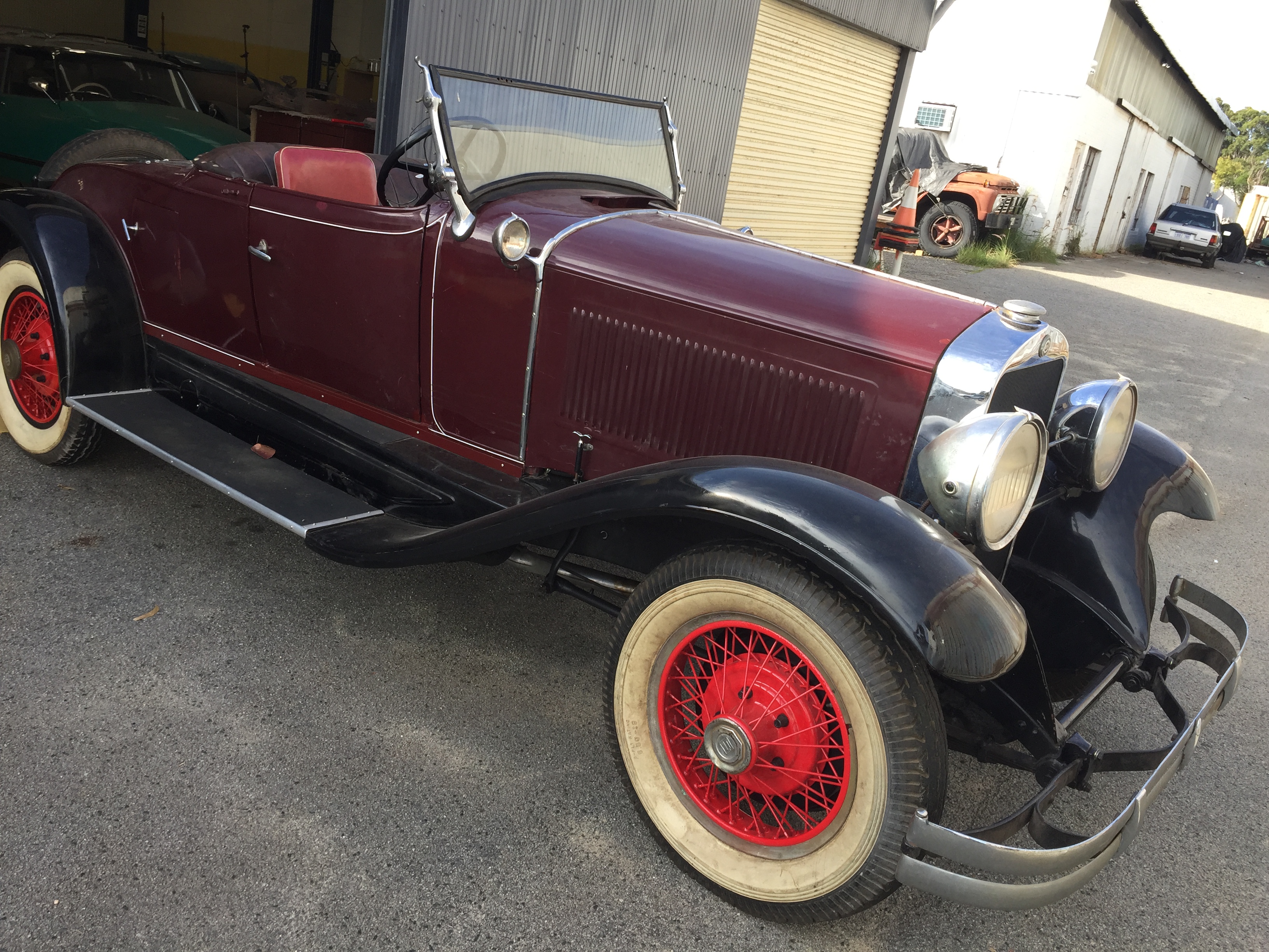 1929 STUDEBAKER PRESIDENT 8 3 SP MANUAL ROADSTER