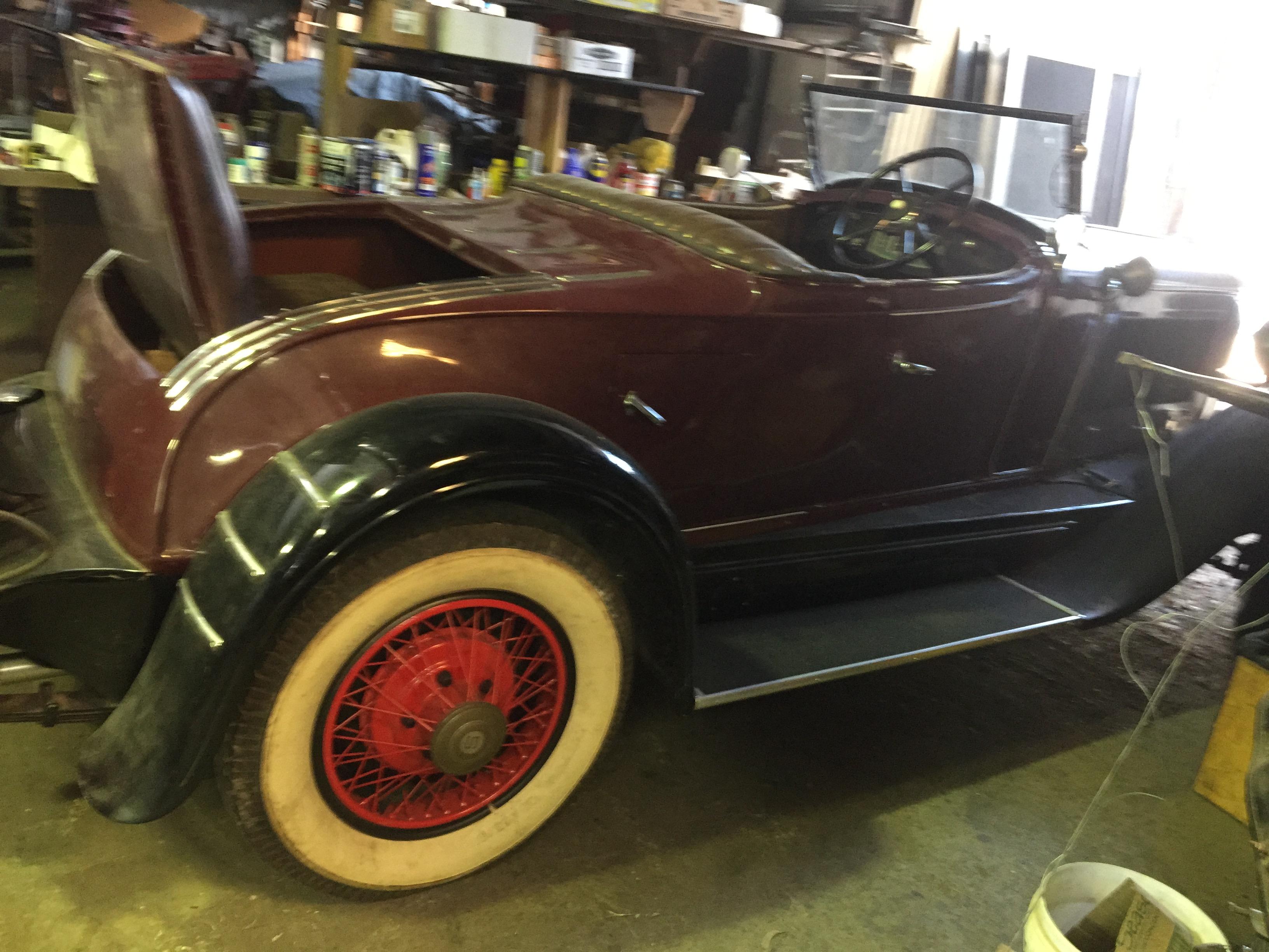 1929 STUDEBAKER PRESIDENT 8 3 SP MANUAL ROADSTER