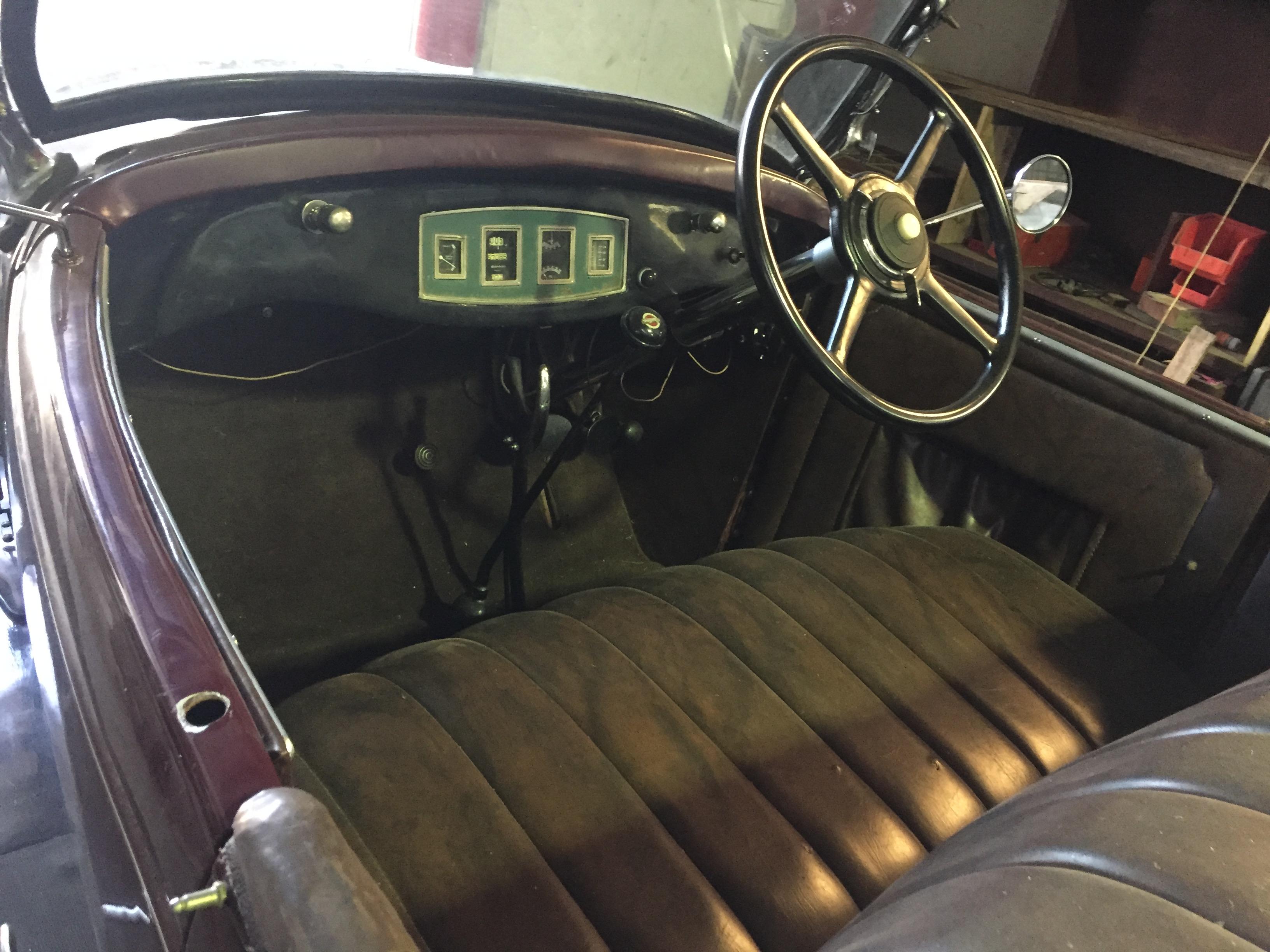 1929 STUDEBAKER PRESIDENT 8 3 SP MANUAL ROADSTER