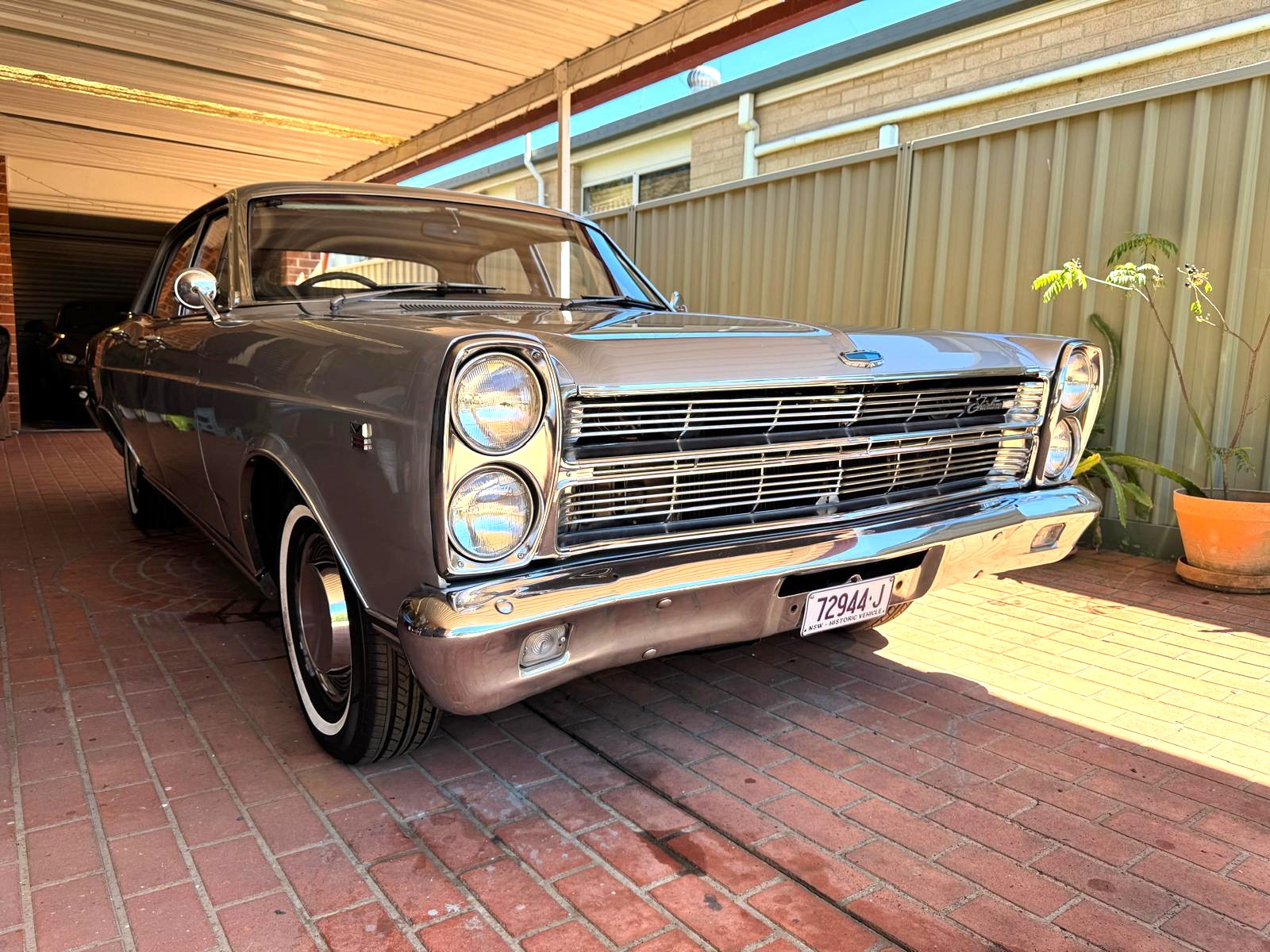 1970 FORD FAIRLANE ZC 500 3 SP AUTOMATIC 4D SEDAN