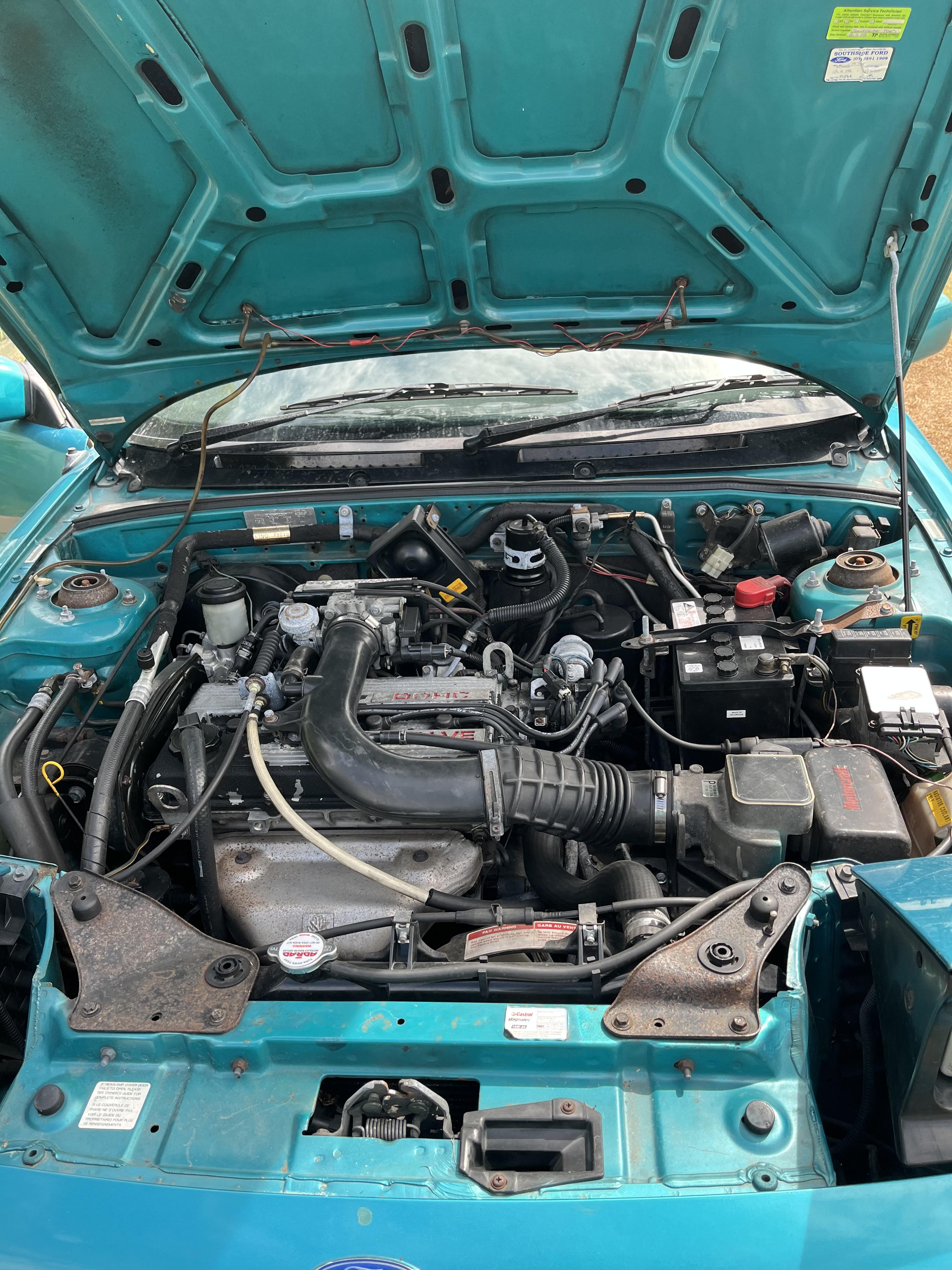 1994 FORD CAPRI SE XR2 4 SP AUTOMATIC 2D CONVERTIBLE 