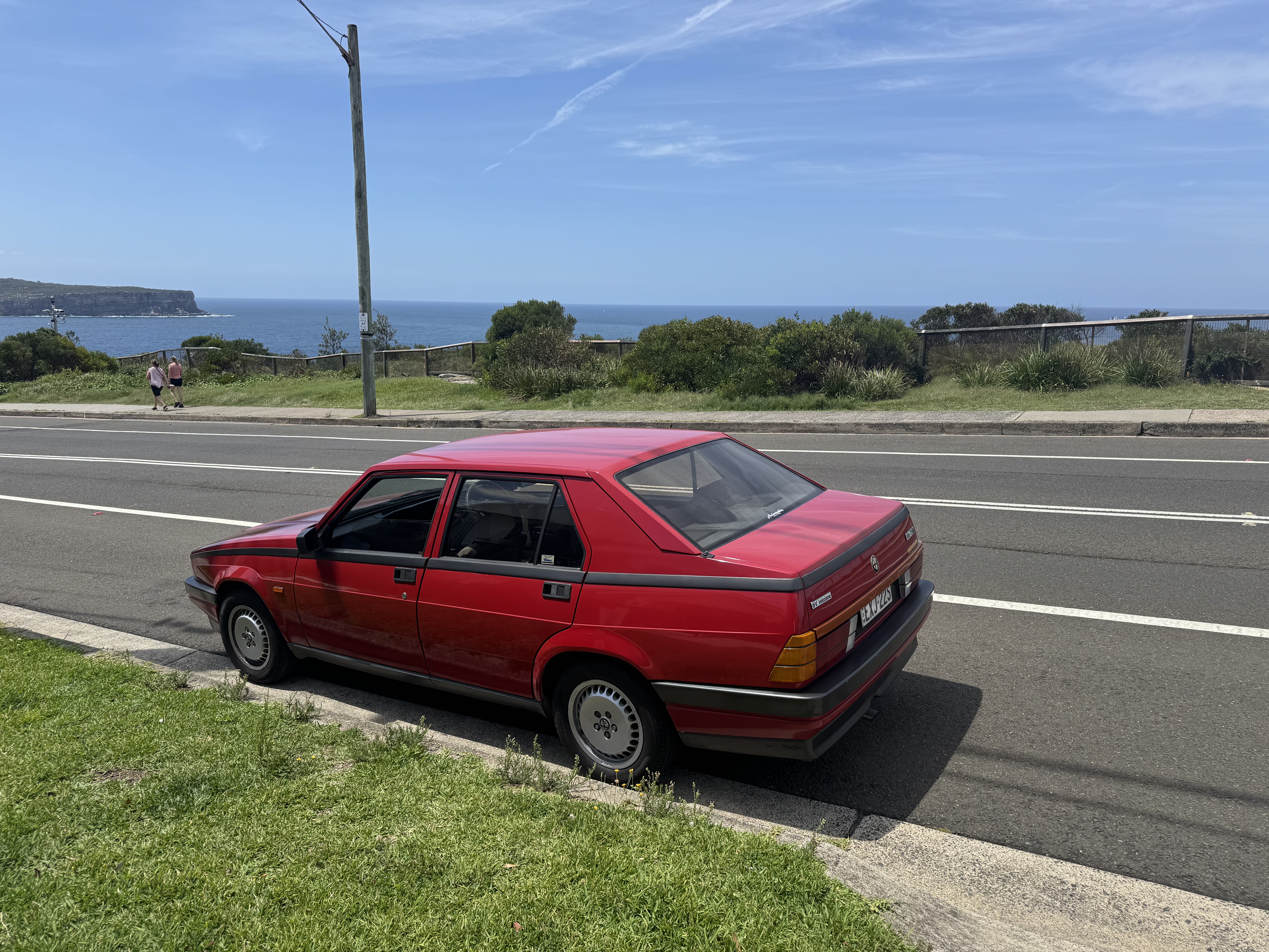 1987 ALFA ROMEO 75 2.5 5 SP MANUAL 4D SEDAN