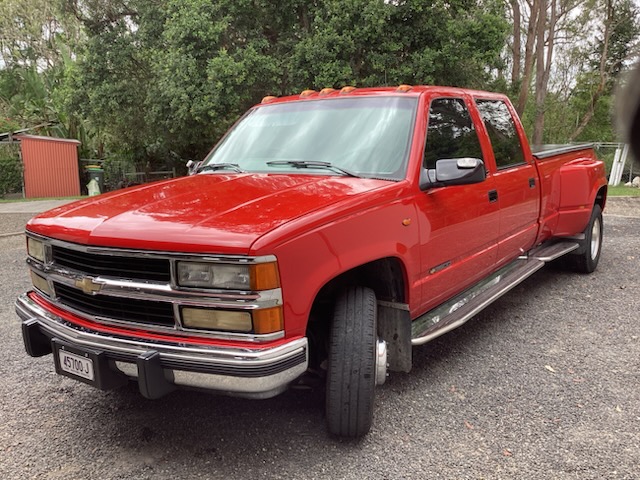 1994 CHEVROLET SILVERADO 3500 DUALLY CREWCAB