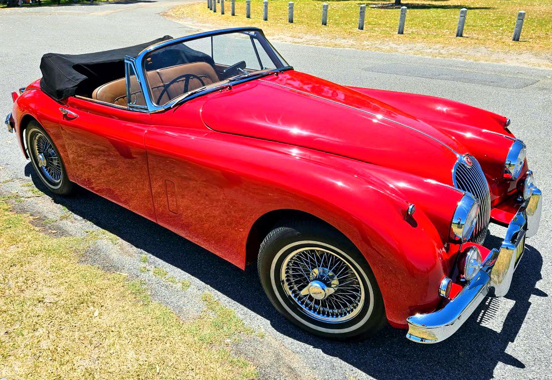 1958 JAGUAR XK150 MANUAL ROADSTER 