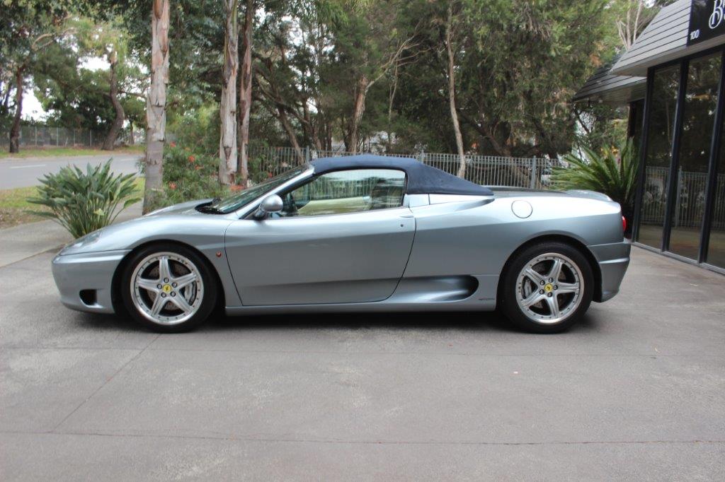 2002 FERRARI 360 SPIDER 6 SP MANUAL 2D CONVERTIBLE