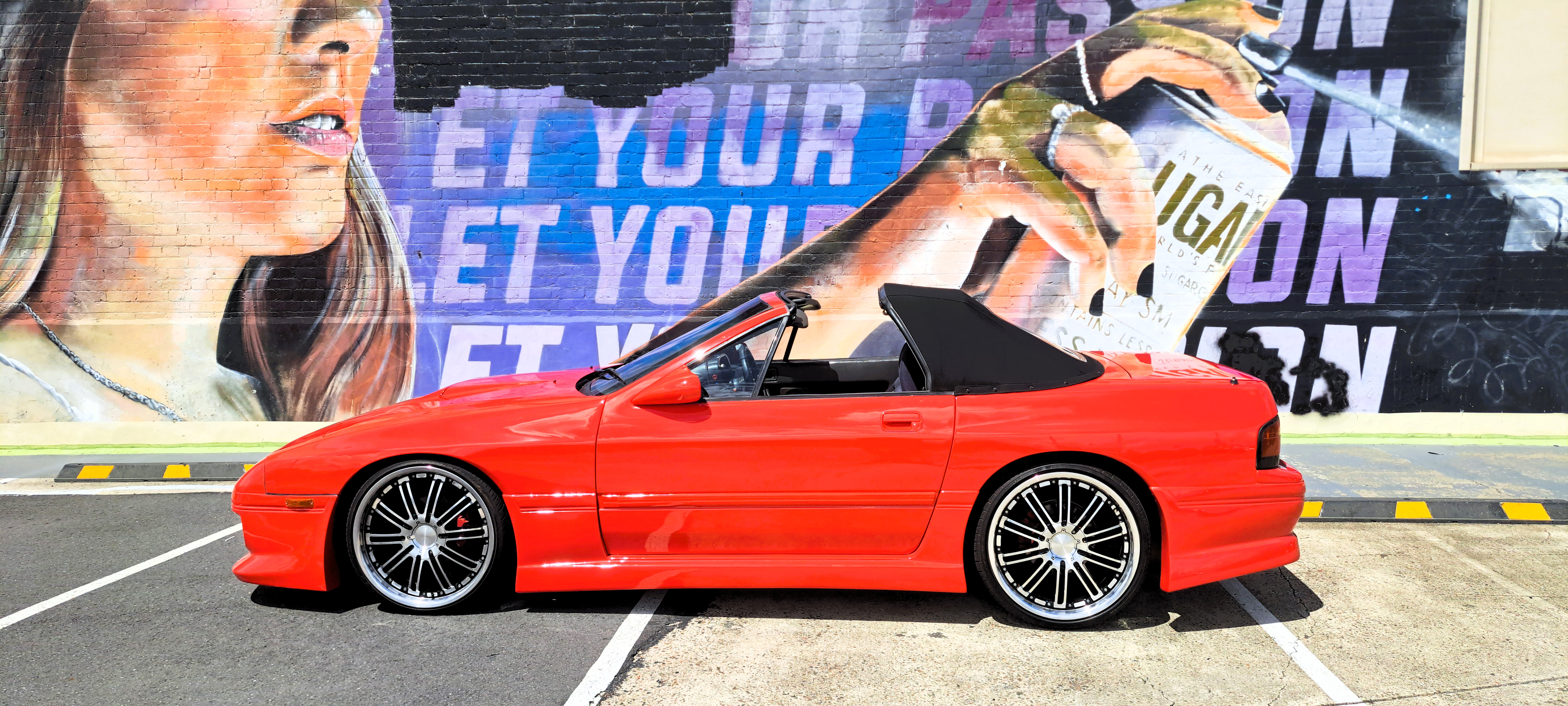 1988 MAZDA RX7 5 SP MANUAL 2D CONVERTIBLE 
