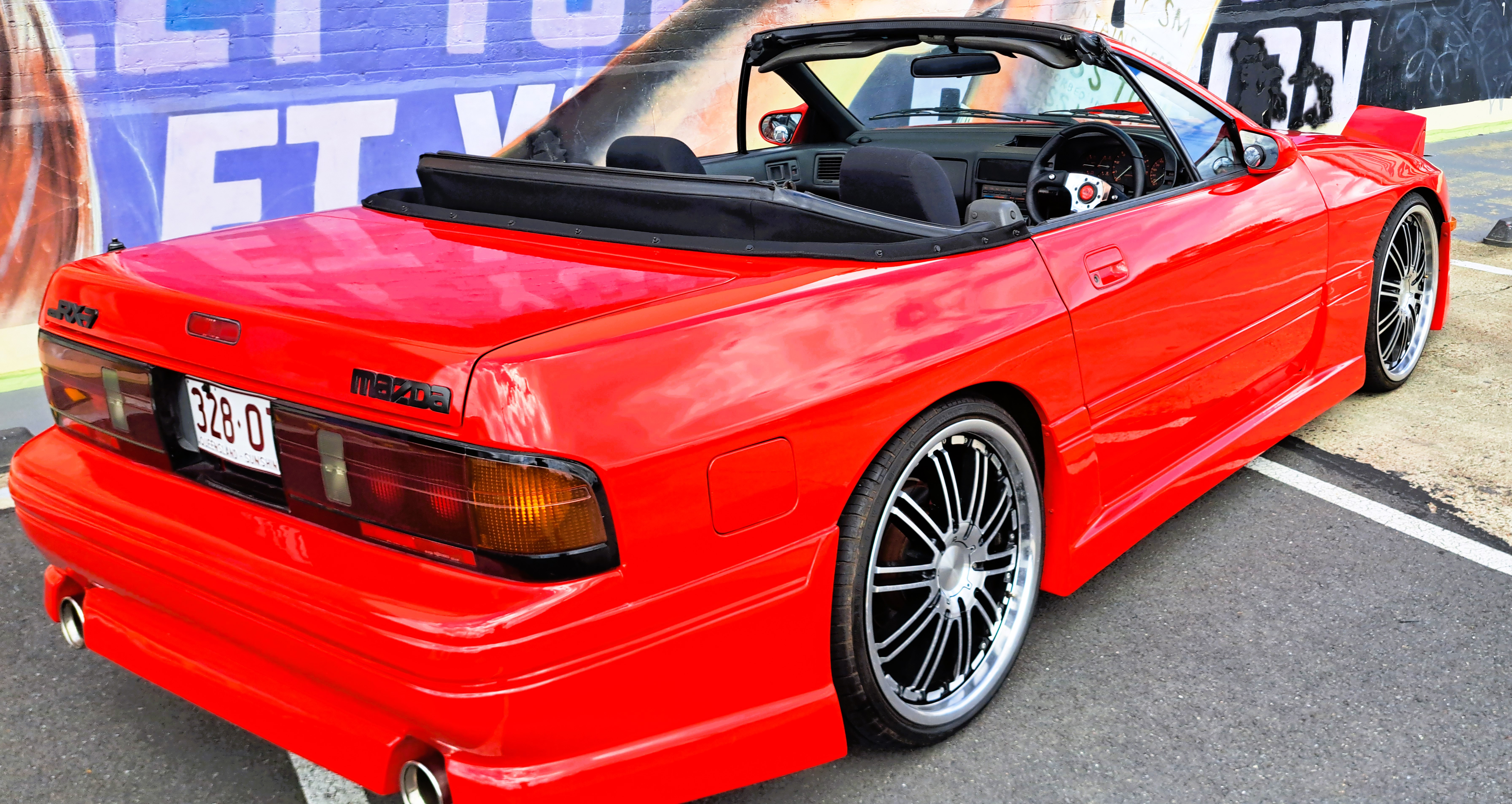 1988 MAZDA RX7 5 SP MANUAL 2D CONVERTIBLE 