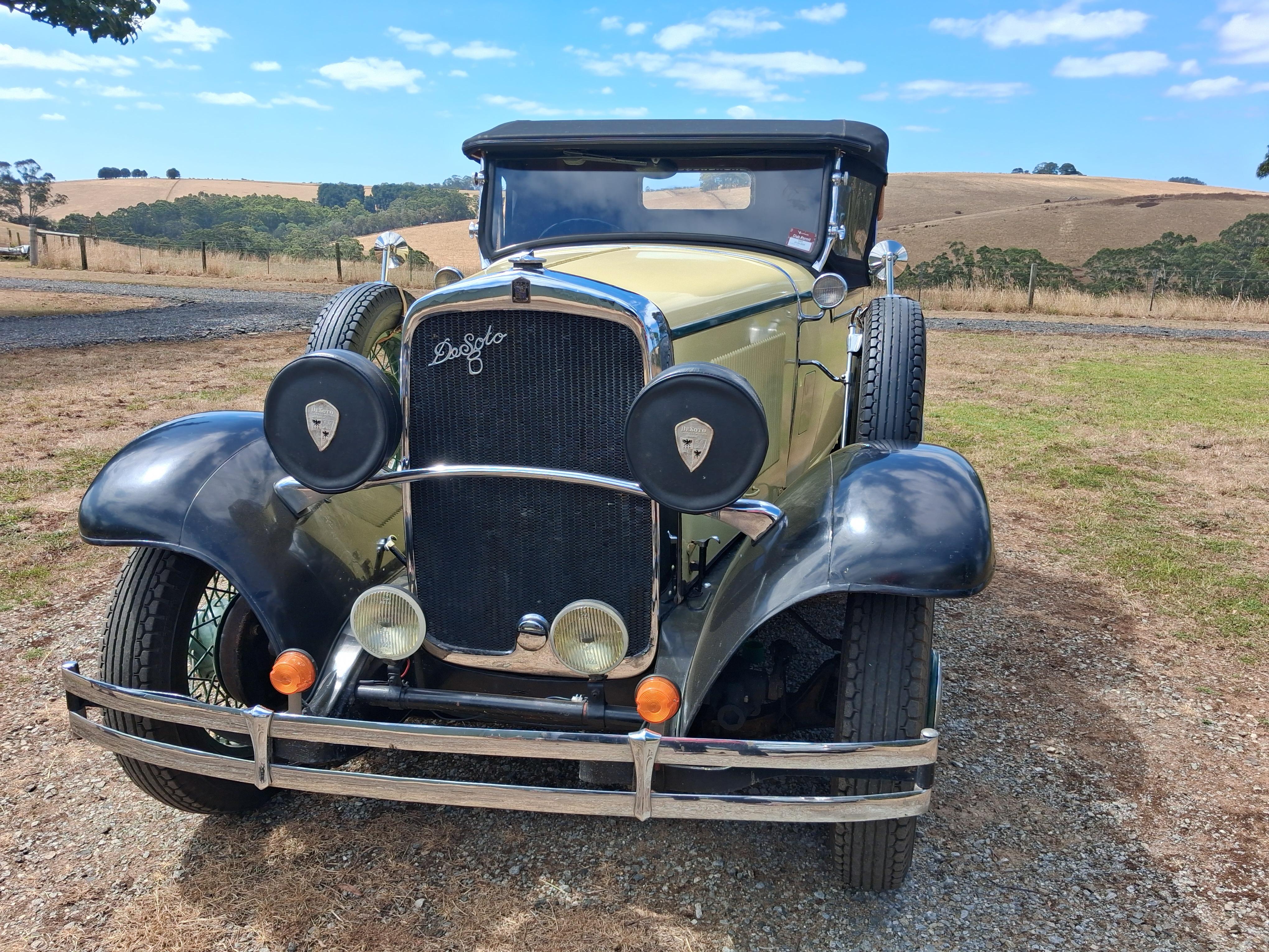 1930 DE SOTO CF STRAIGHT 8 MANUAL ROADSTER