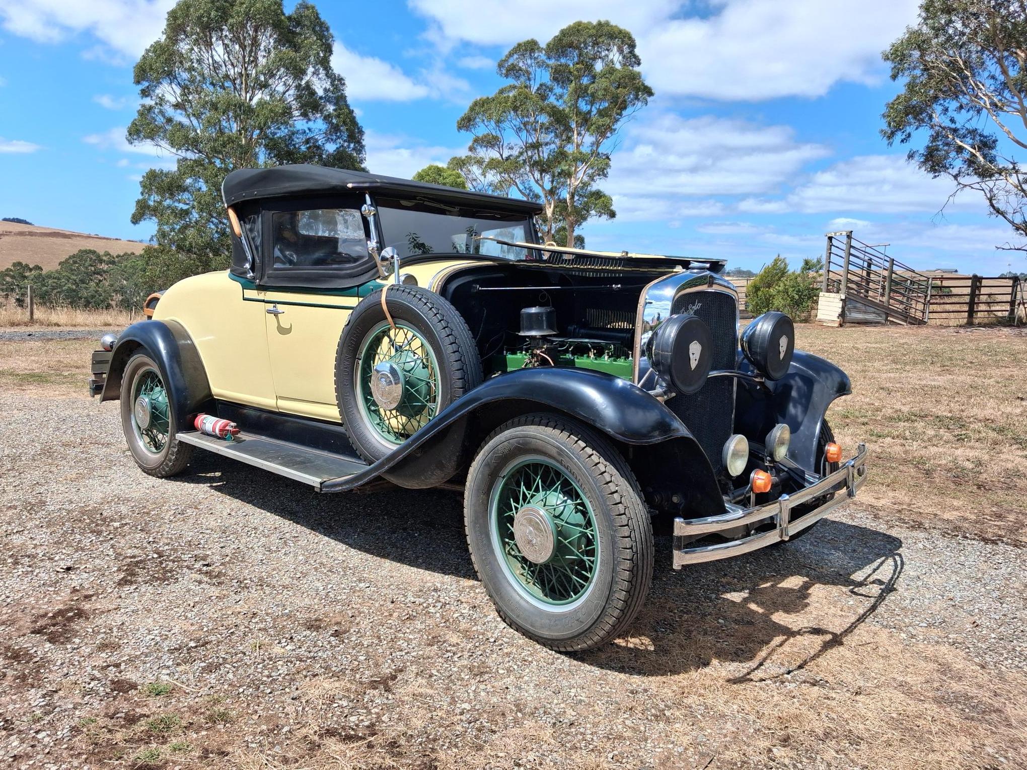 1930 DE SOTO CF STRAIGHT 8 MANUAL ROADSTER