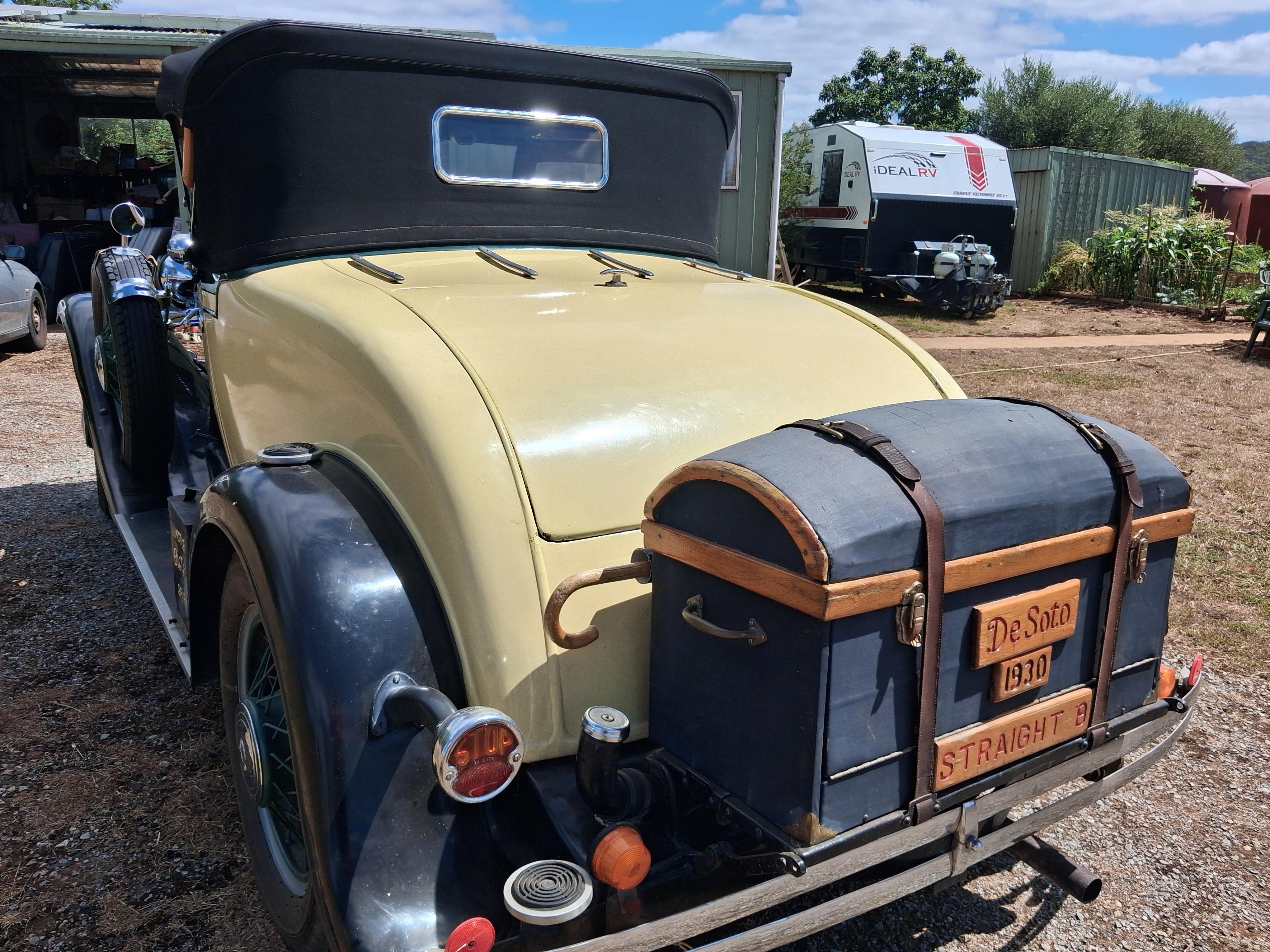 1930 DE SOTO CF STRAIGHT 8 MANUAL ROADSTER