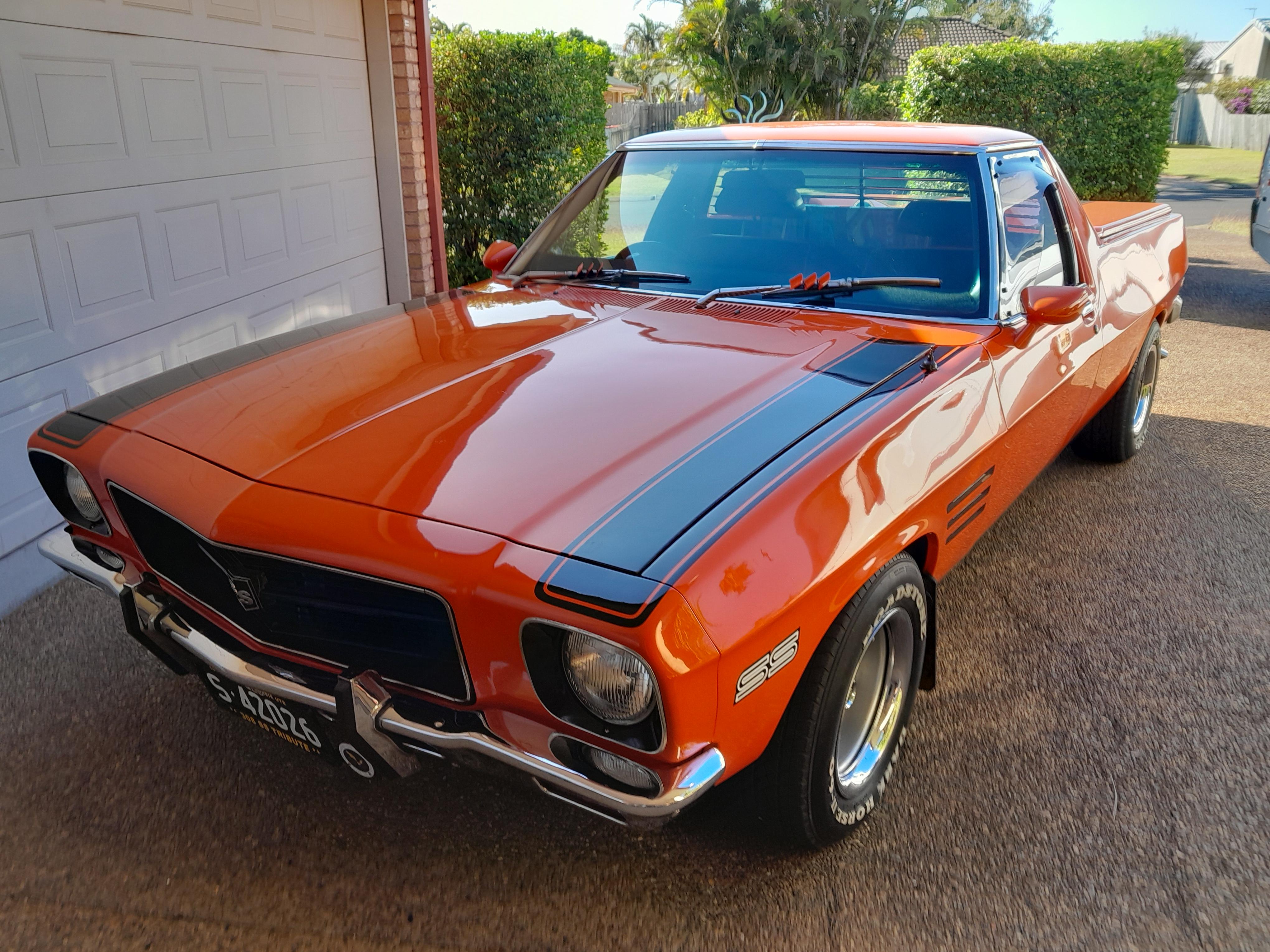 1973 HOLDEN HQ SS 3 SPD AUTOMATIC UTILITY TRIBUTE