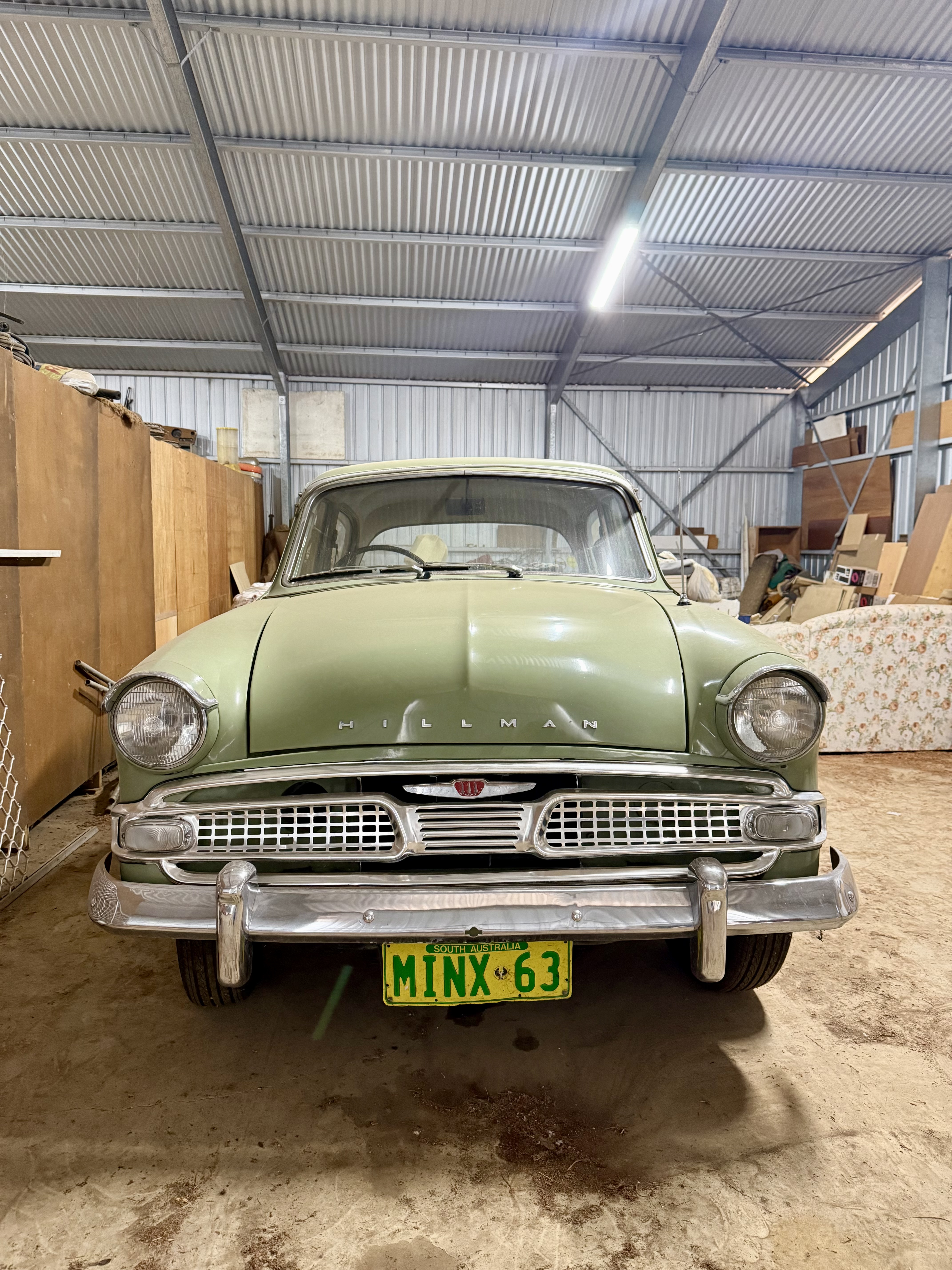 1963 HILLMAN MINX DELUXE 4 SP MANUAL 4D SEDAN