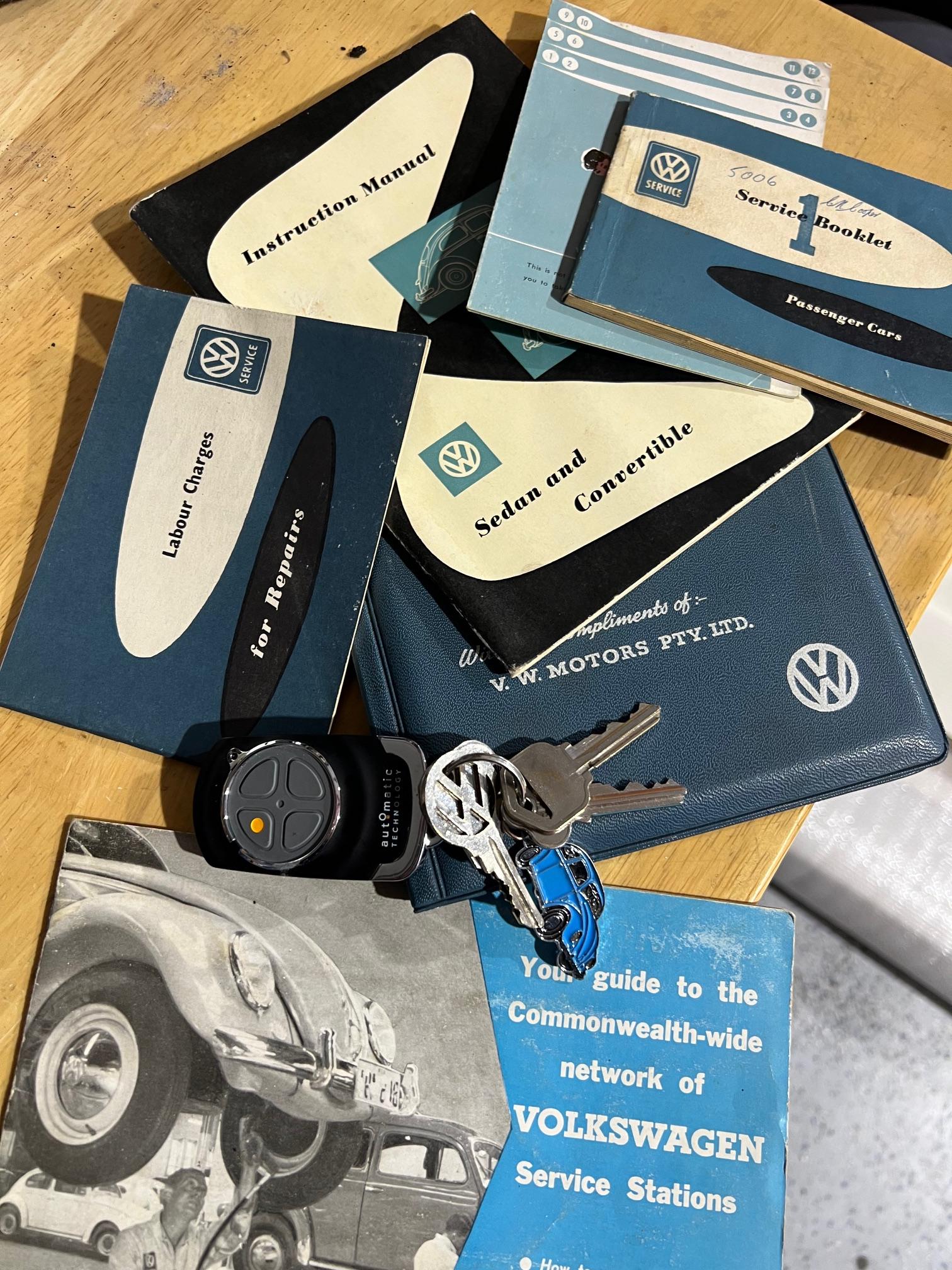 1958 VOLKSWAGEN BEETLE TYPE 1 1200 4 SPD MANUAL SEDAN