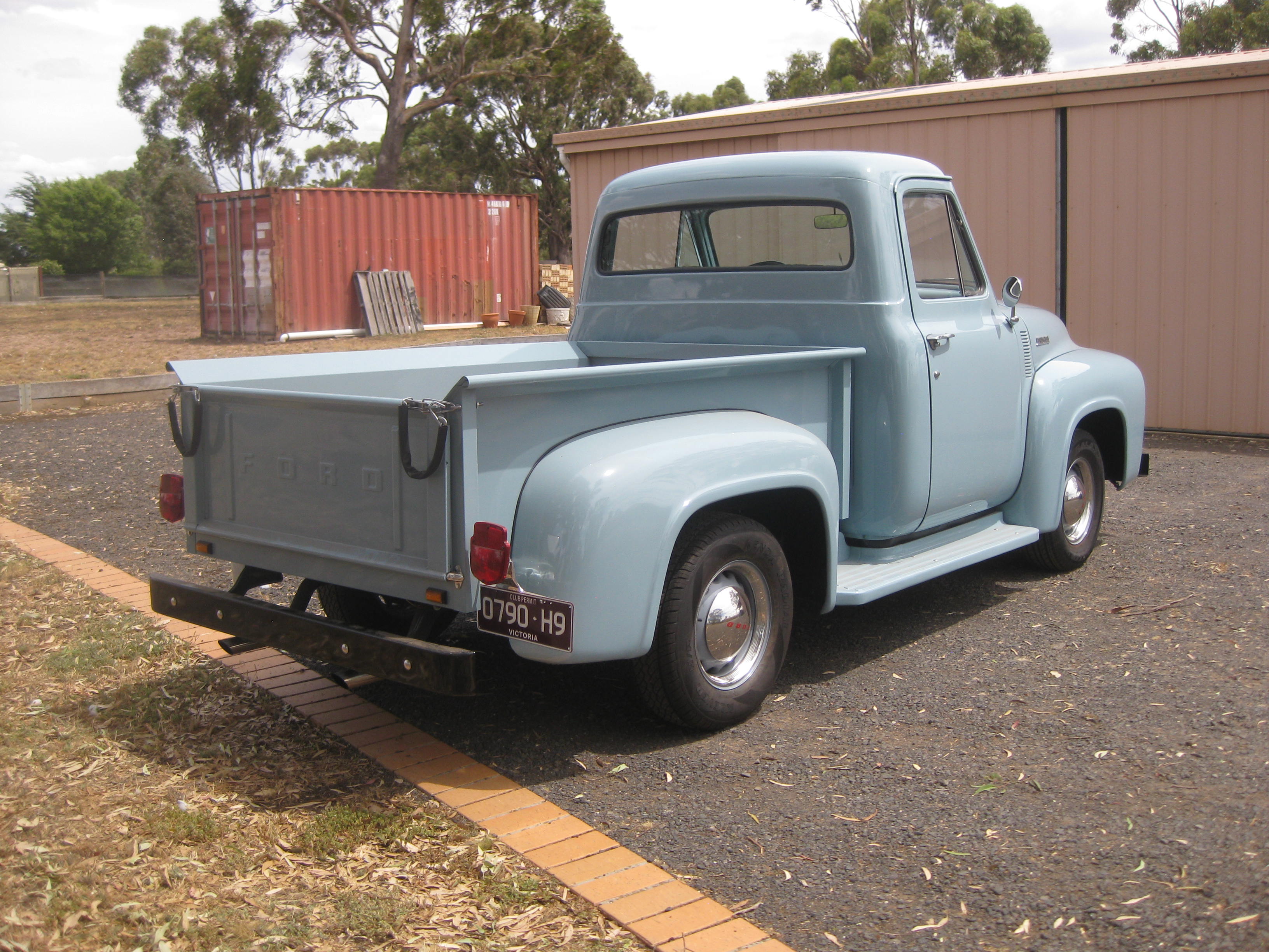 1954 FORD F100 3 SP MANUAL 2D UTILITY