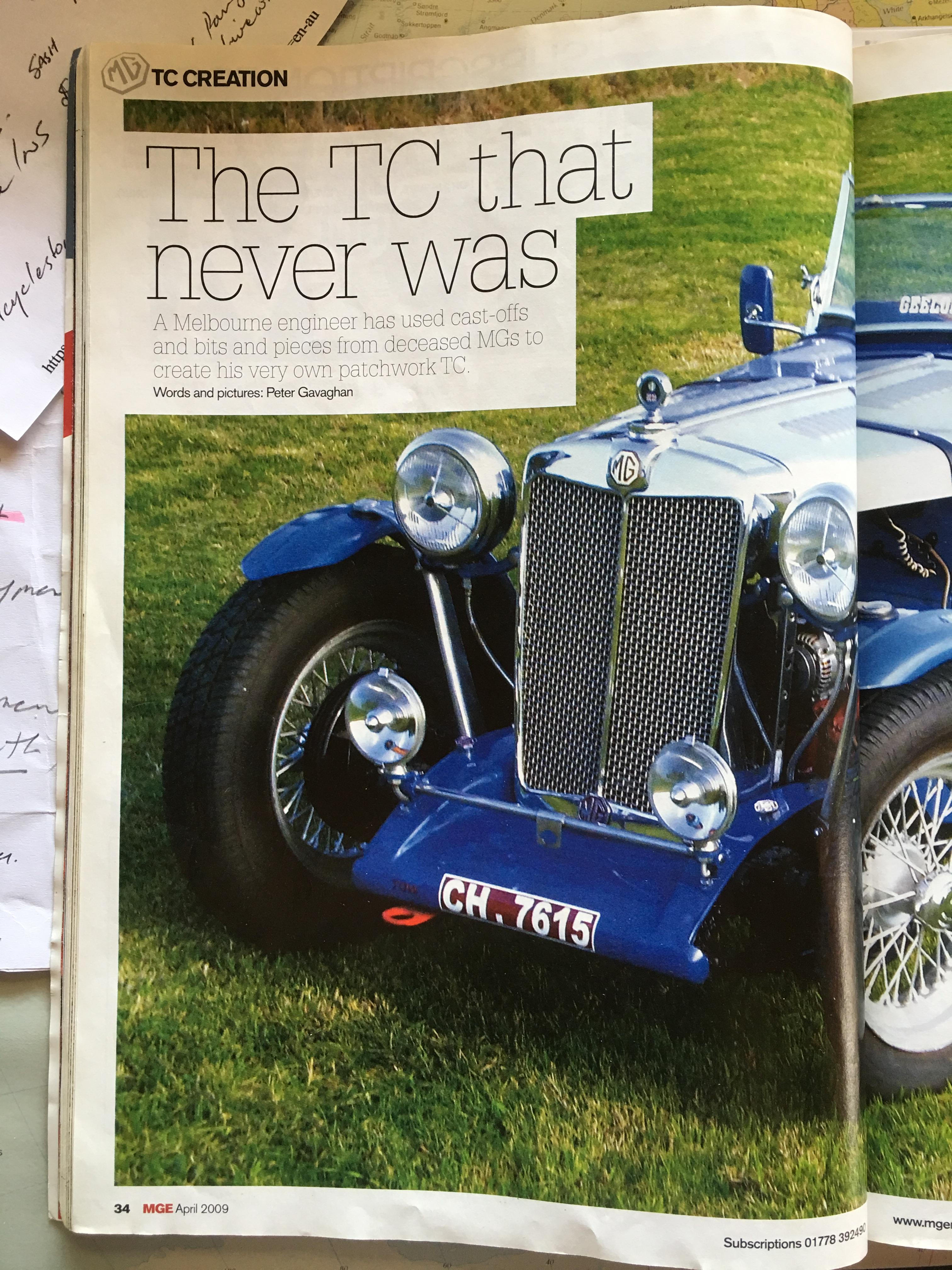 1947 MG TC ROADSTER
