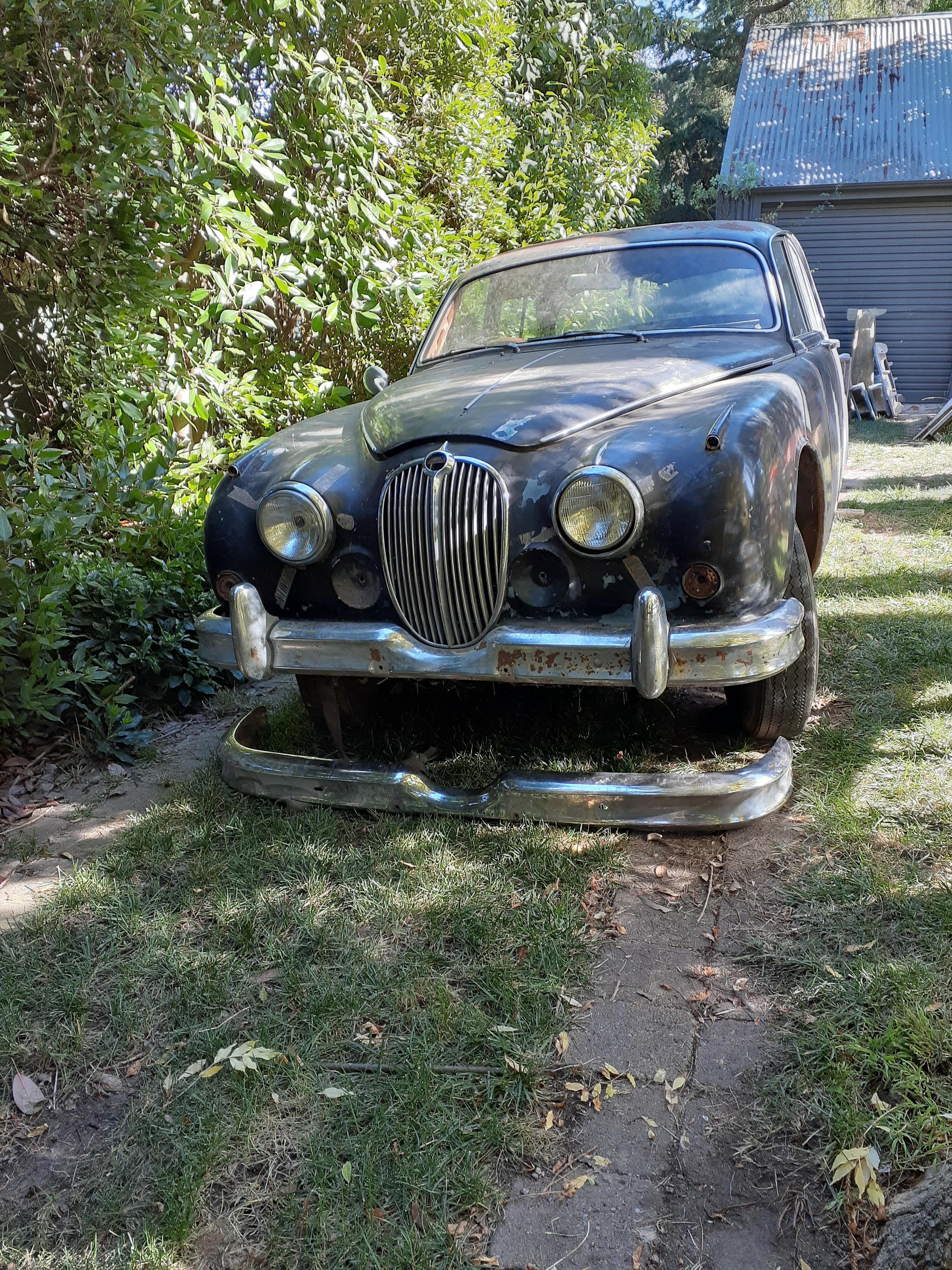 1960 JAGUAR MK II 3.8 4 SP MAN + OVERDRIVE 4D SEDAN PROJECT